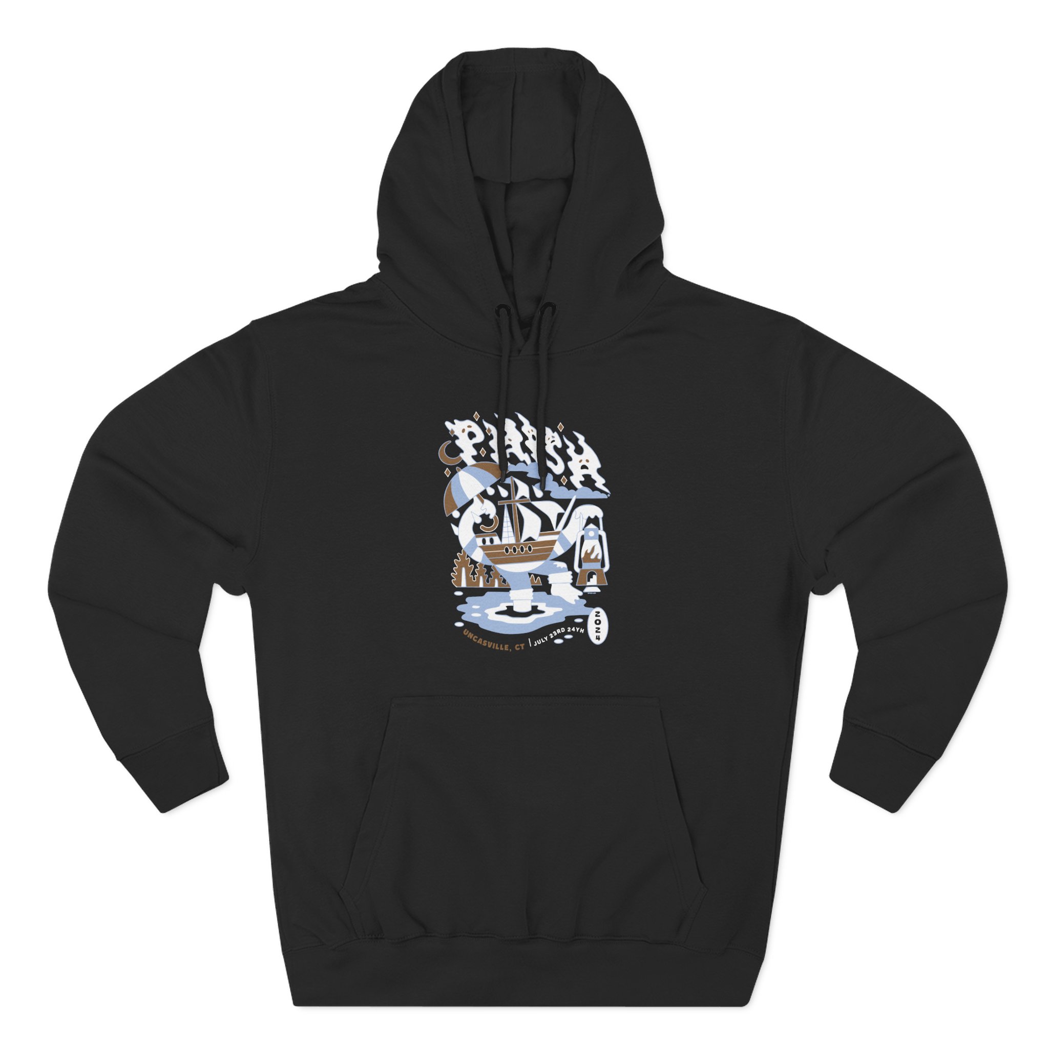 Phish Uncasville Event Three-Panel Fleece Hoodie