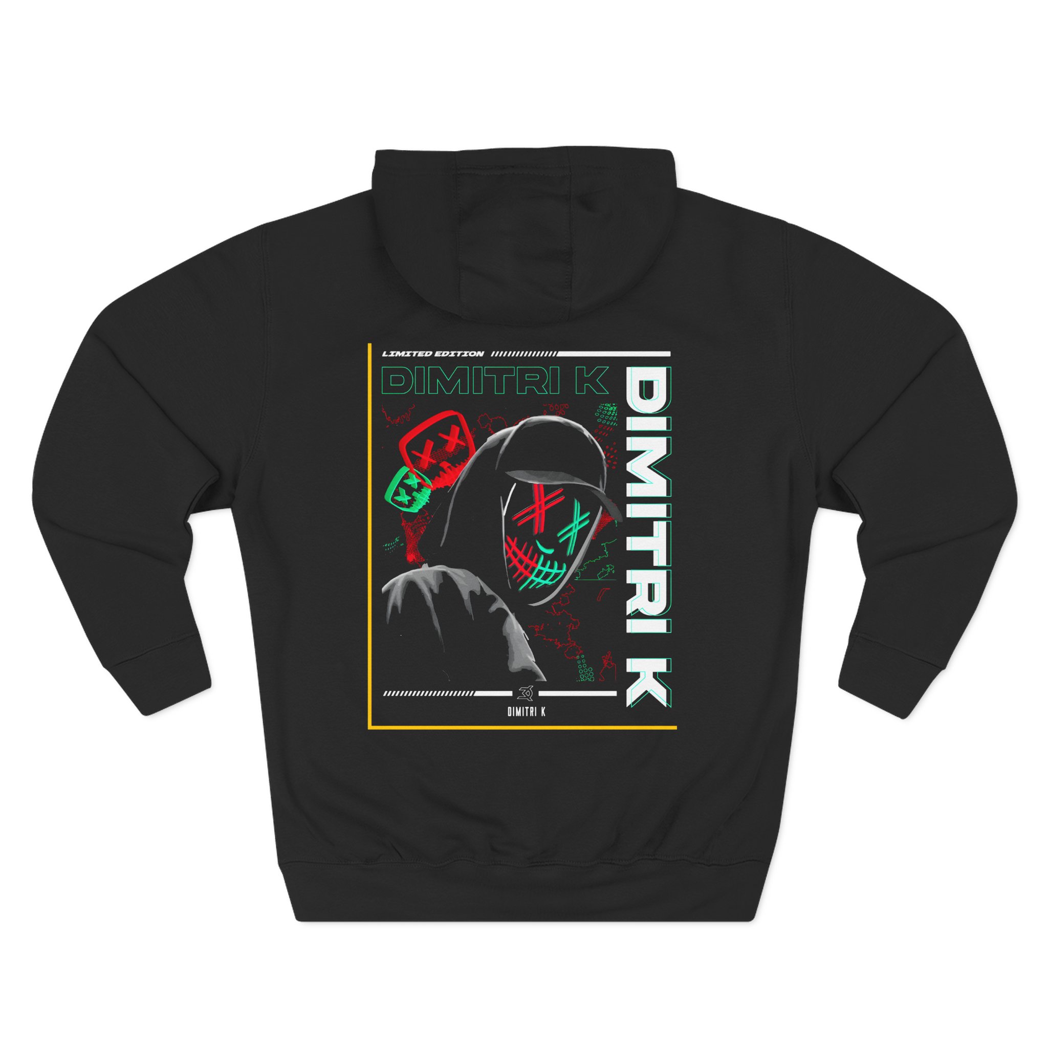 Dimitri K Three-Panel Fleece Hoodie