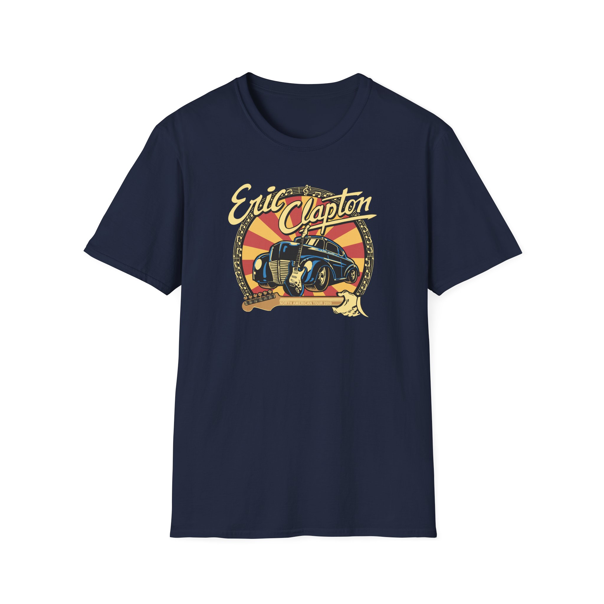 Eric Clapton 2010 North American Tour Unisex Softstyle T-Shirt