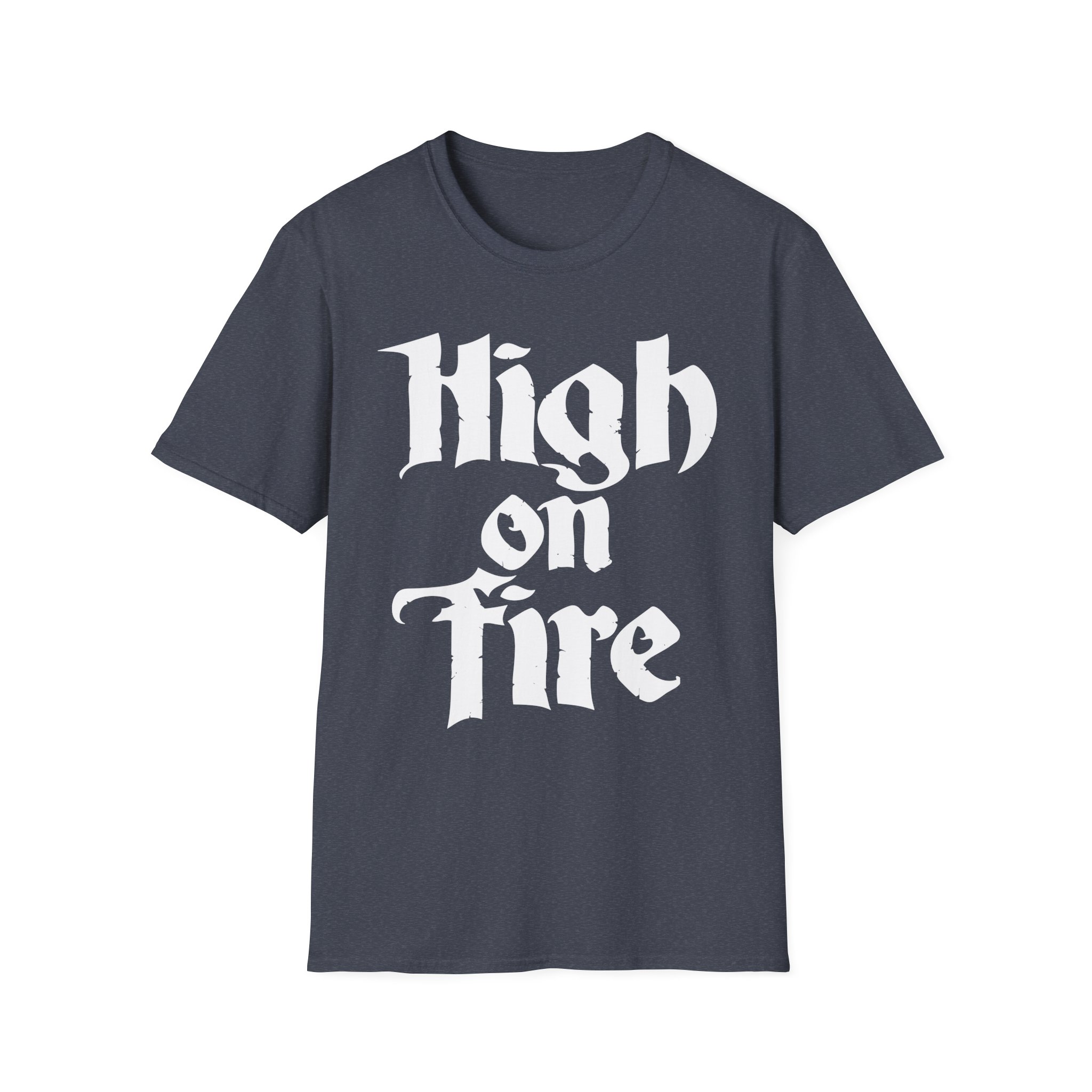 High on Fire Logo Unisex Softstyle T-Shirt