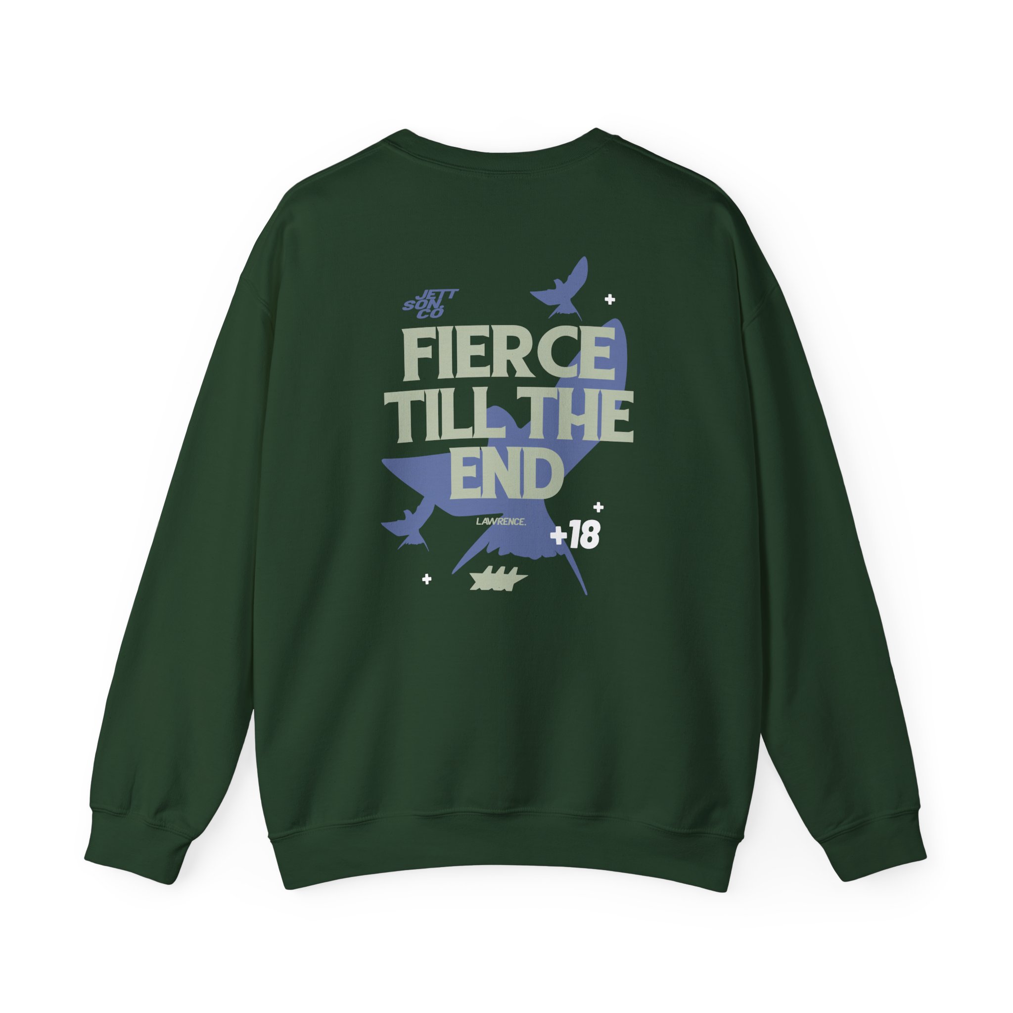 Jett Lawrenc Fierce Till the End Unisex Heavy Blendâ„¢ Crewneck Sweatshirt