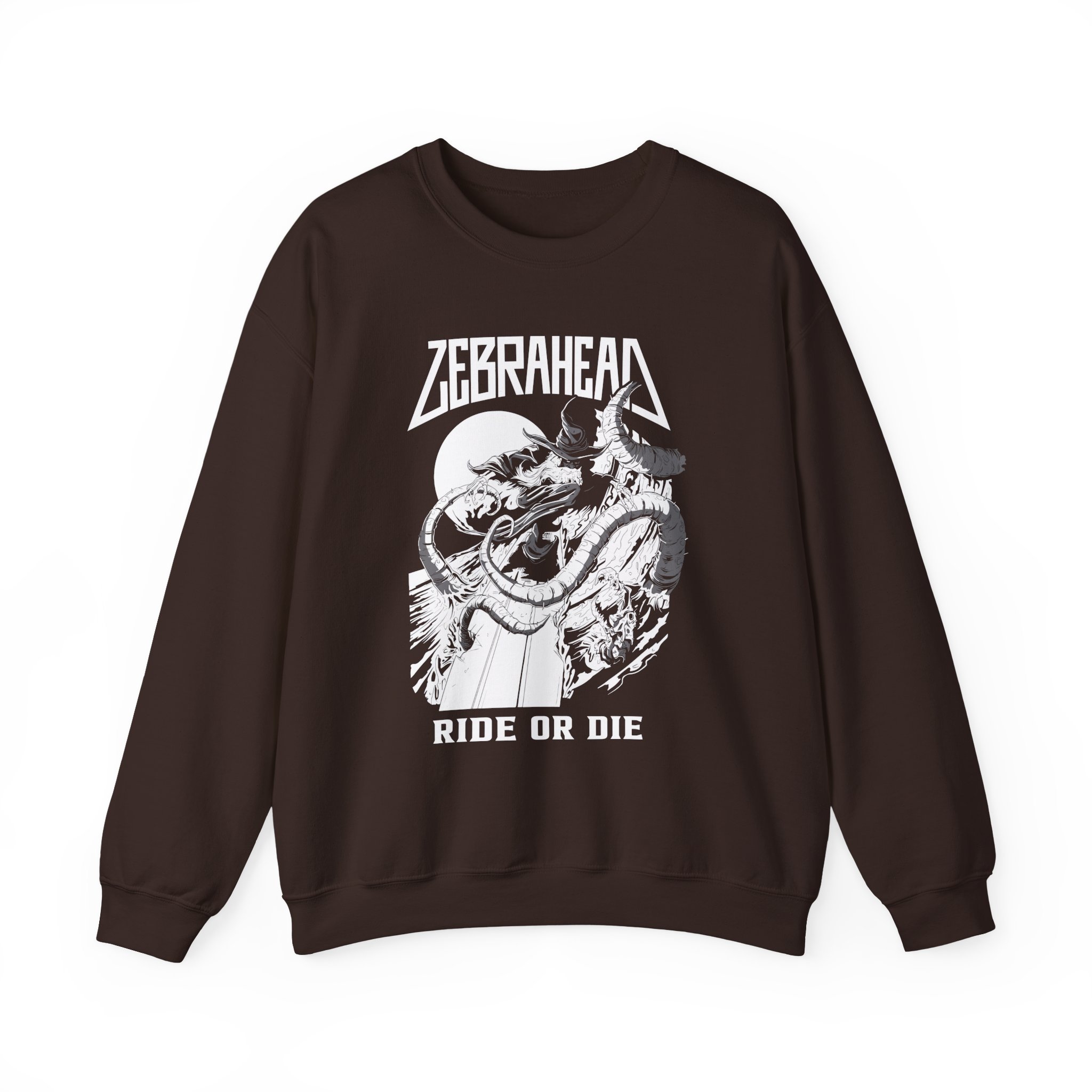 Zebrahead Ride or Die Unisex Heavy Blendâ„¢ Crewneck Sweatshirt