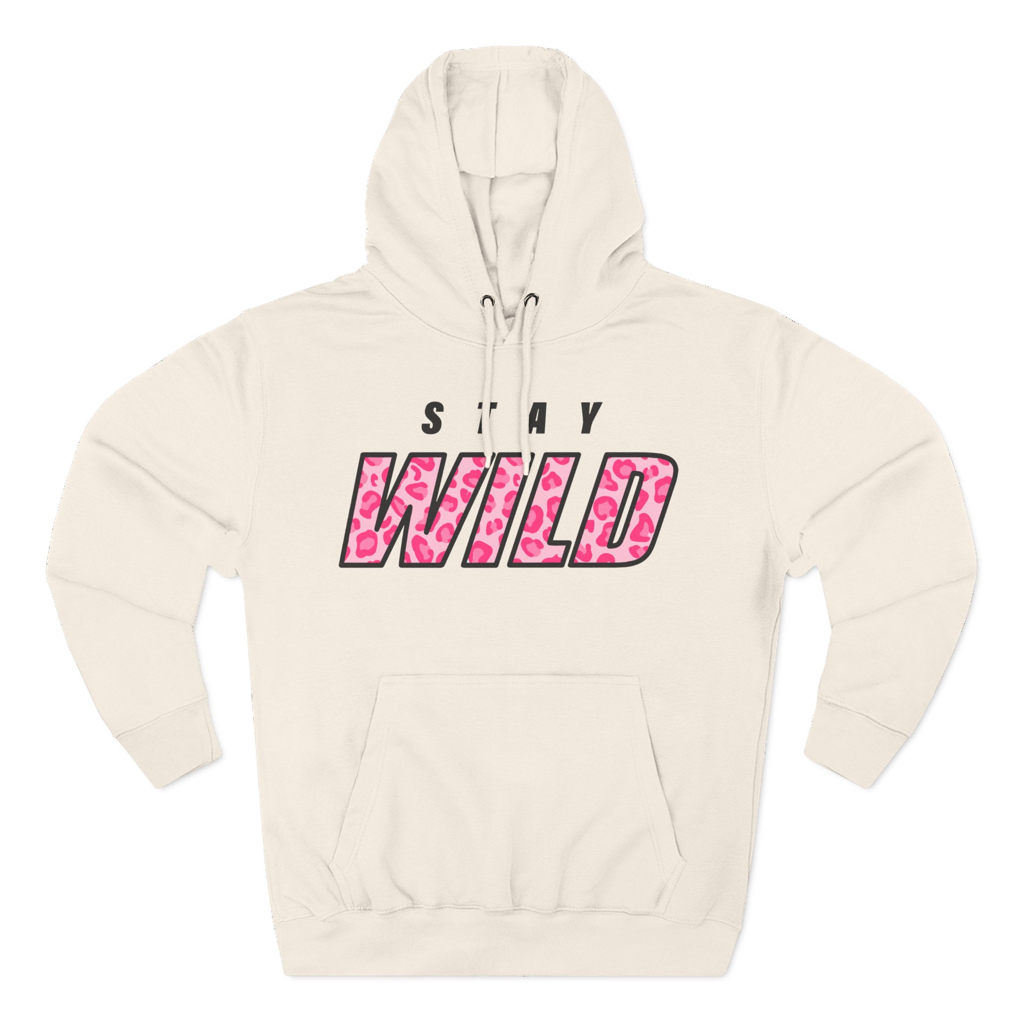 Jeremy Hutchins Stay Wild Three-Panel Fleece Hoodie