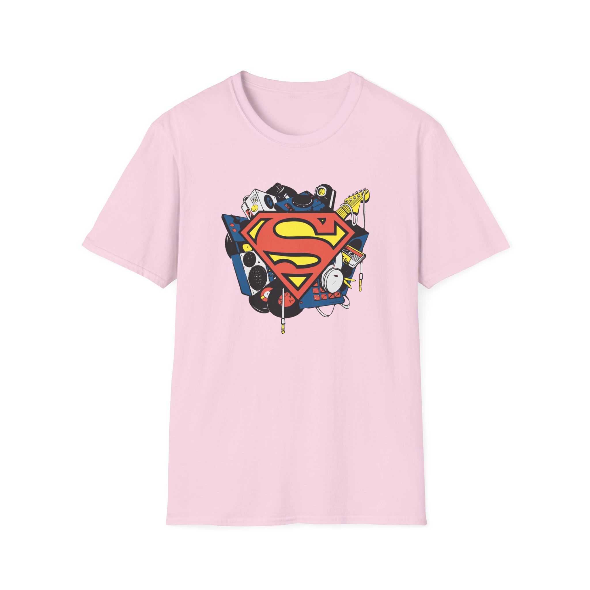 Kaskade X Superman Musician Unisex Softstyle T-Shirt