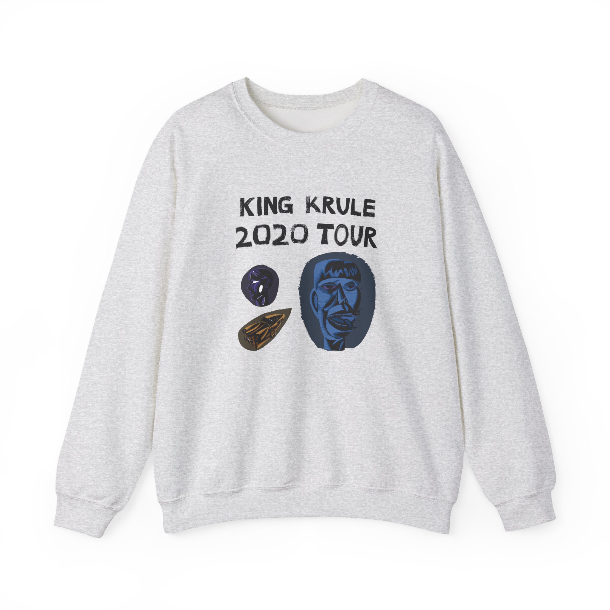 King Krule King Krule Tour Uk Europe Unisex Heavy Blendâ„¢ Crewneck Sweatshirt