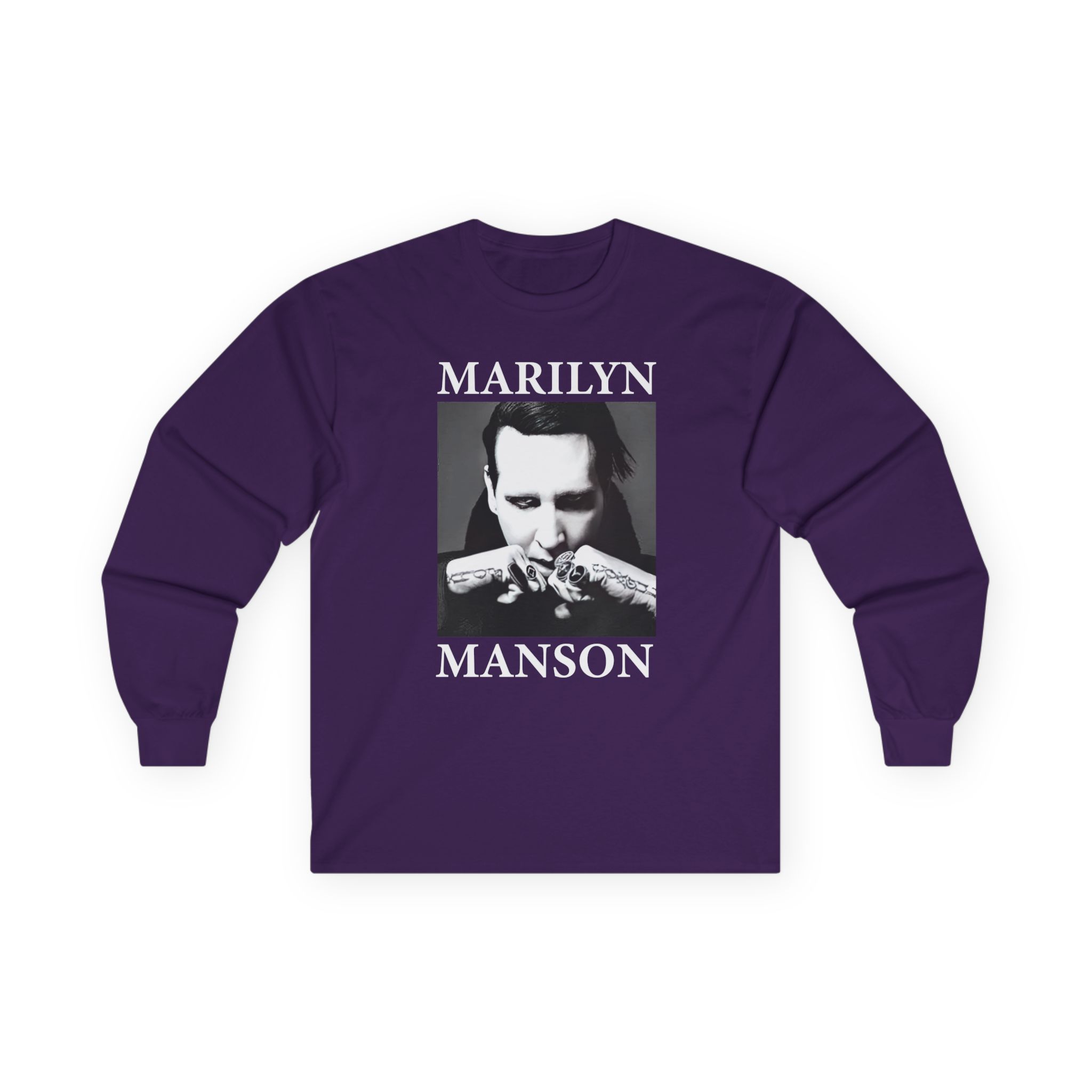 Marilyn Manson Fists Amplified Unisex Ultra Cotton Long Sleeve Tee