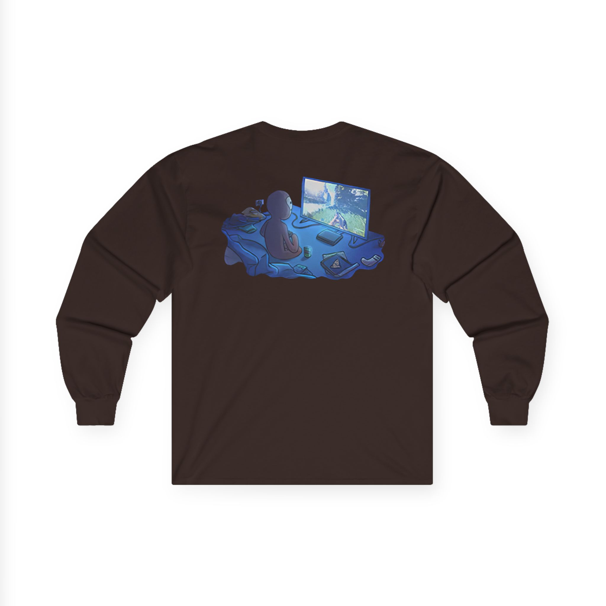 Spoonkid Rust Monke Unisex Ultra Cotton Long Sleeve Tee