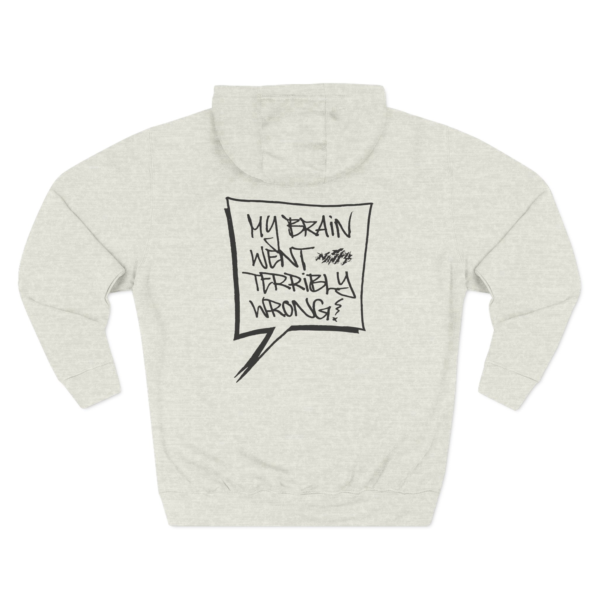 Nasty mbwtw Three-Panel Fleece Hoodie