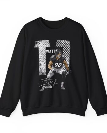 Tj Watt Mega Bold Unisex Heavy Blend™ Crewneck Sweatshirt