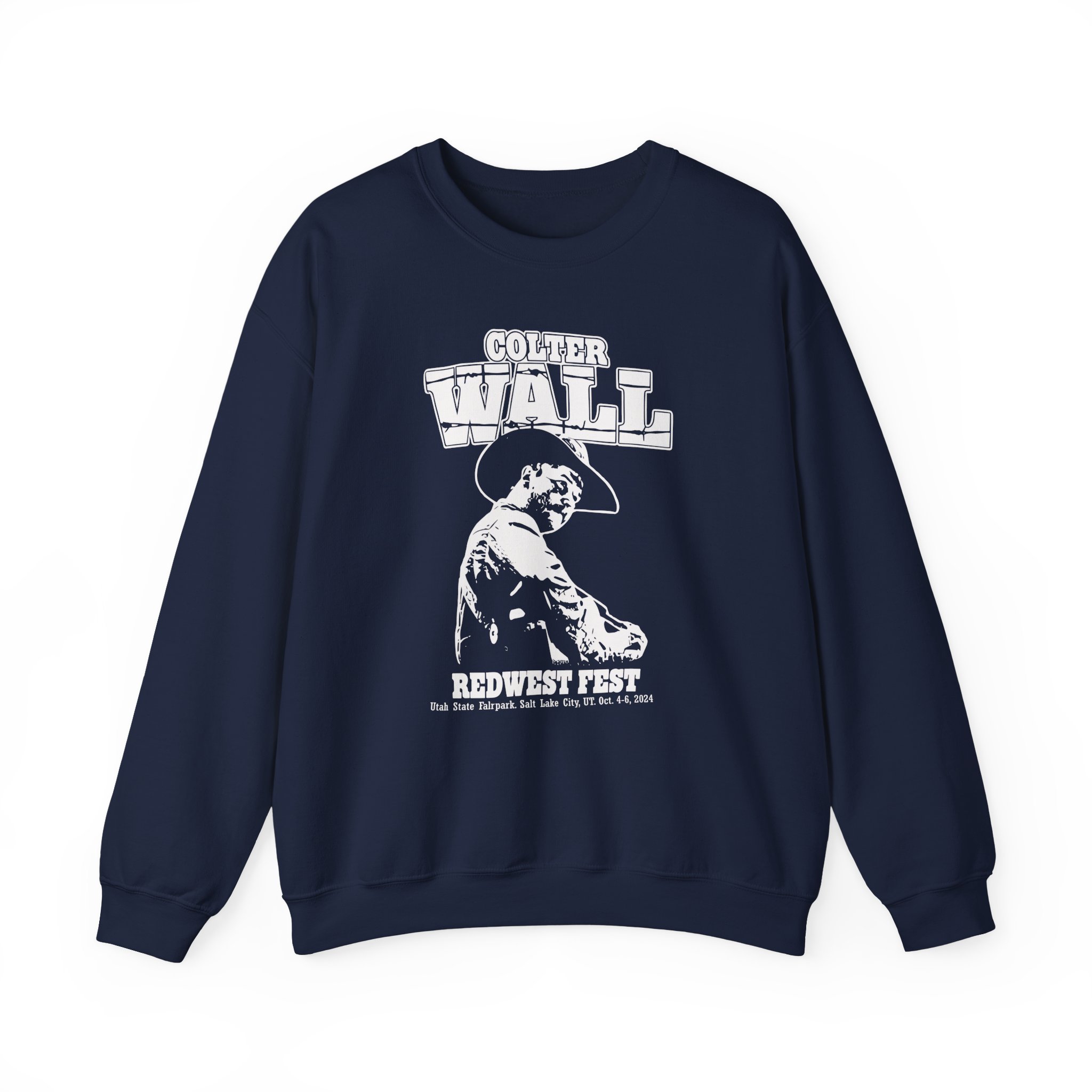 Colter Wall RedWest Fest Unisex Heavy Blendâ„¢ Crewneck Sweatshirt