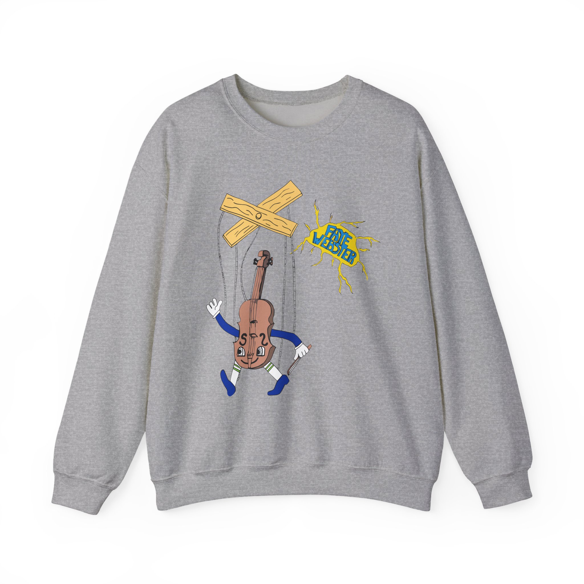 Faye Webster Felt Tip Unisex Heavy Blendâ„¢ Crewneck Sweatshirt