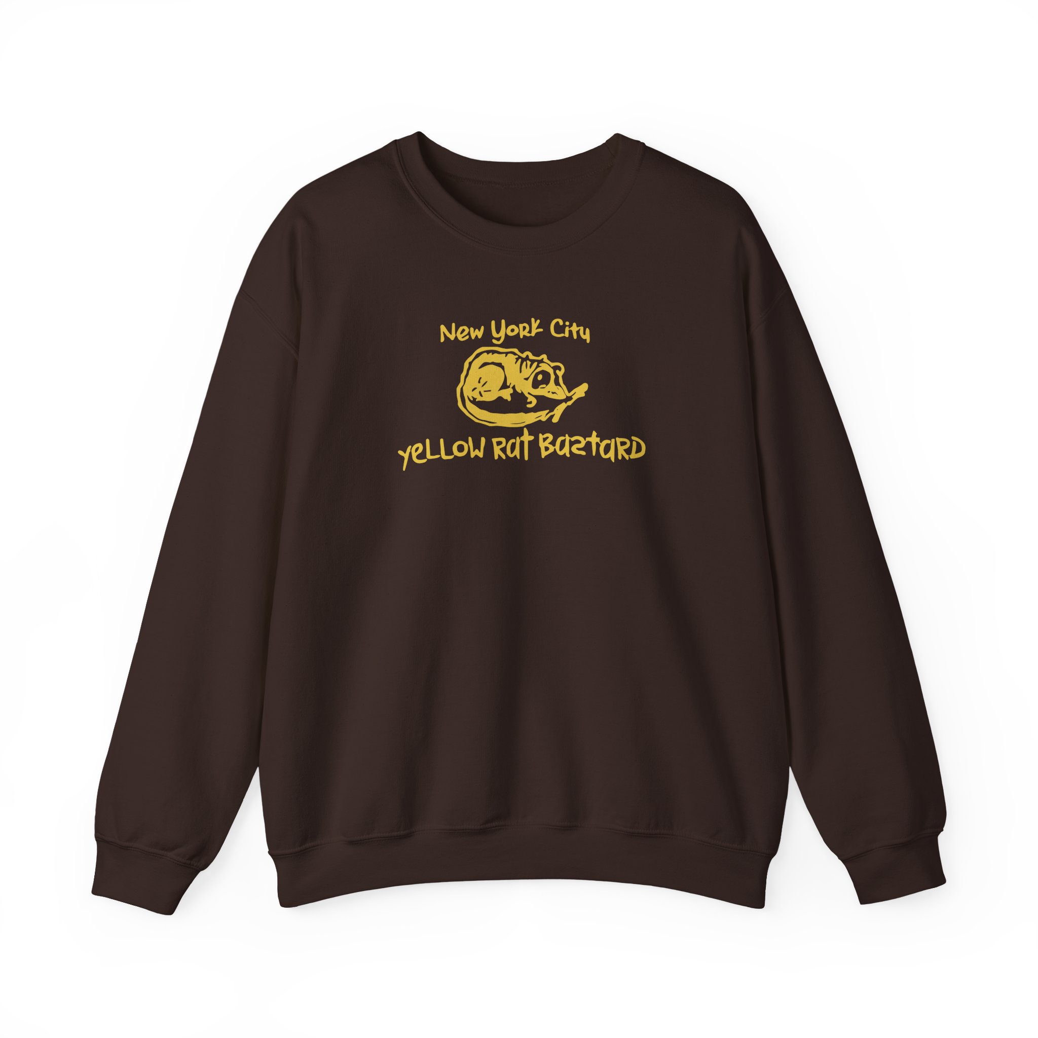 Ishowspeed John Galt Nyc Yellow Rat Bastard Unisex Heavy Blendâ„¢ Crewneck Sweatshirt