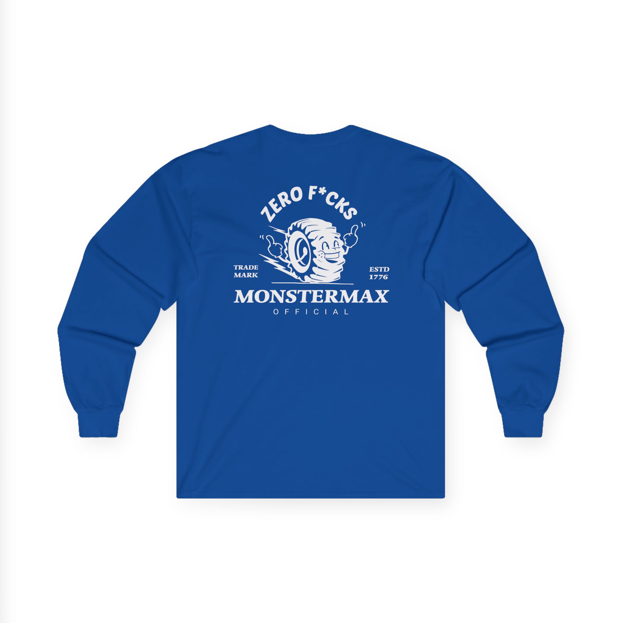 Monstermax Zero Fucks Unisex Ultra Cotton Long Sleeve Tee