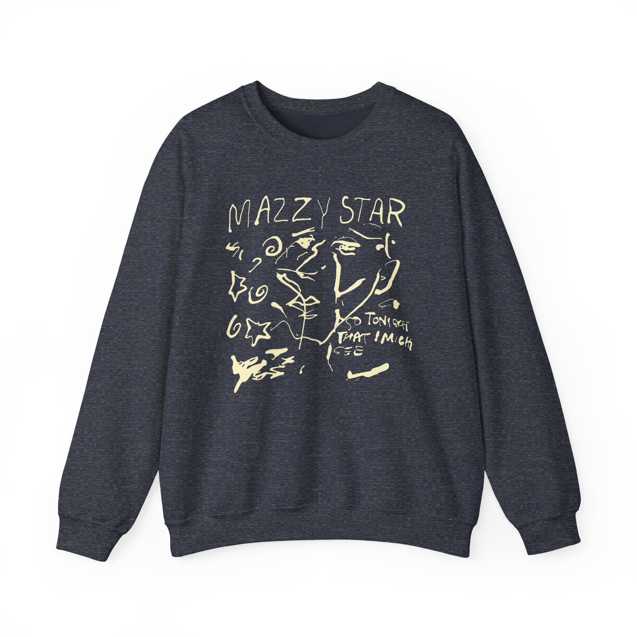 Binchtopia Max Wearing Mazzy Star 90s Unisex Heavy Blendâ„¢ Crewneck Sweatshirt