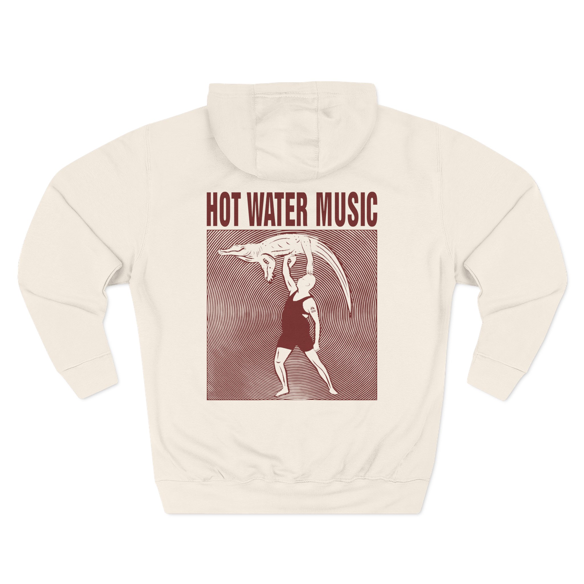 Hot Water Music Florida Man Three-Panel Fleece Hoodie