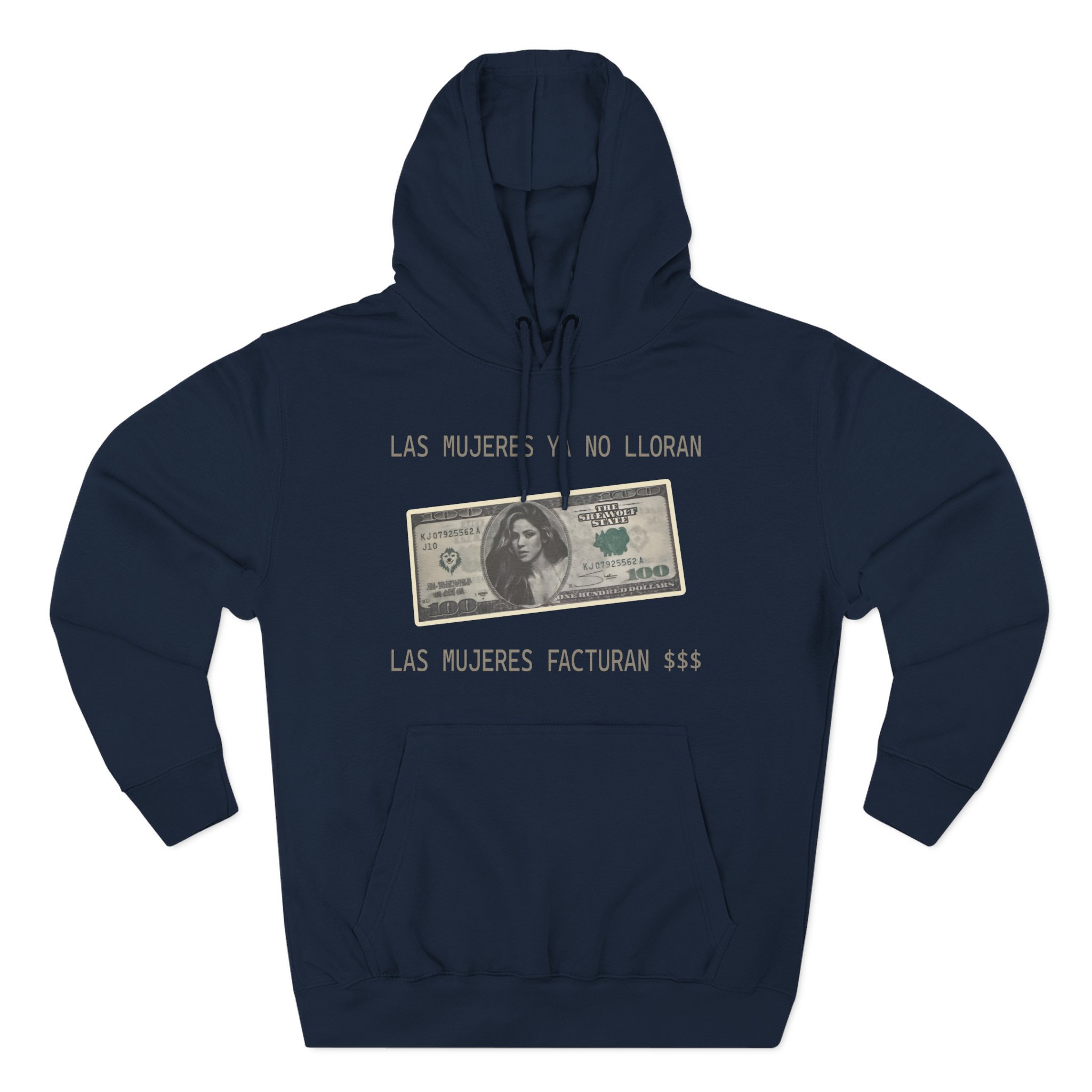 Shakira Dollar Bill Three-Panel Fleece Hoodie