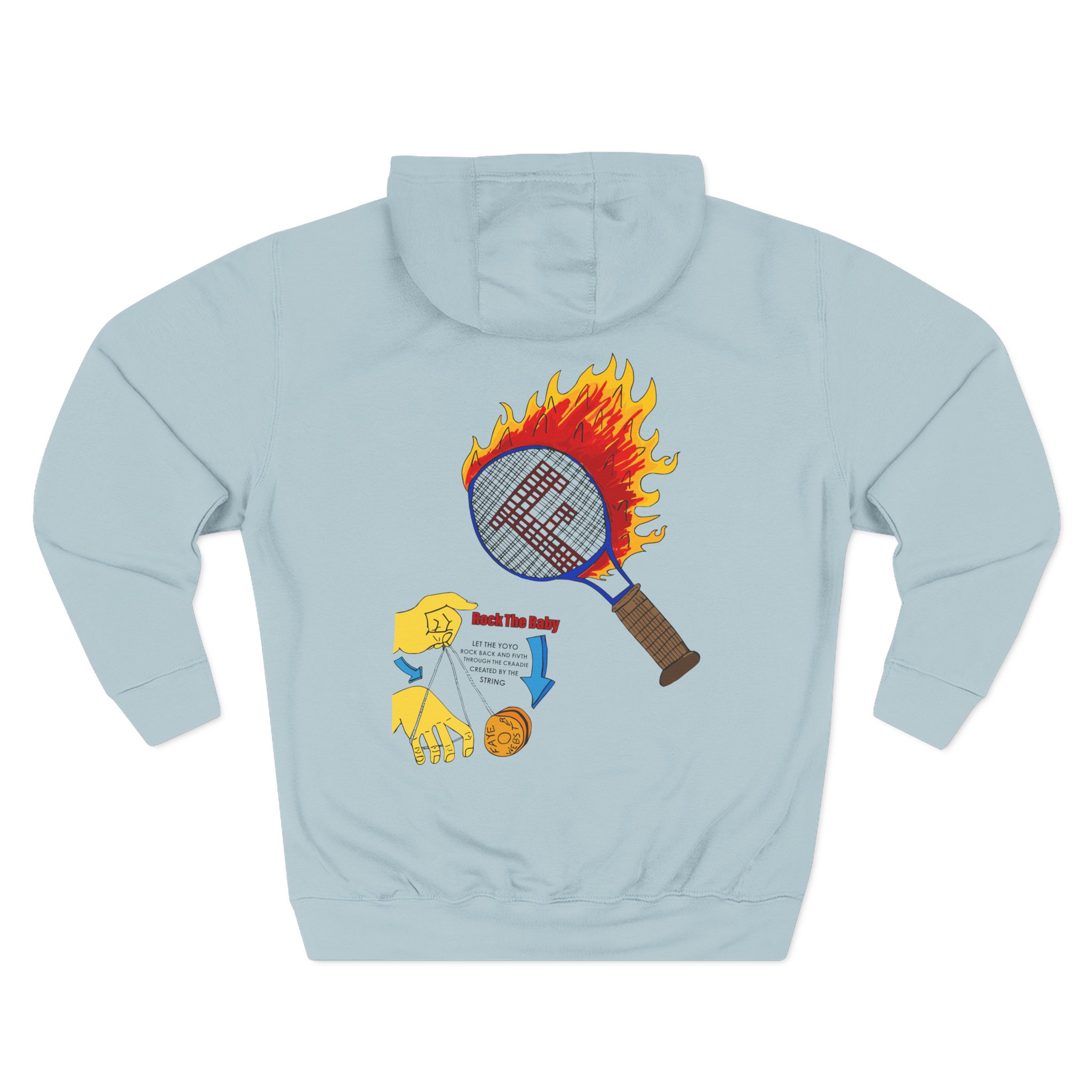 Faye Webster Felt Tip Three-Panel Fleece Hoodie