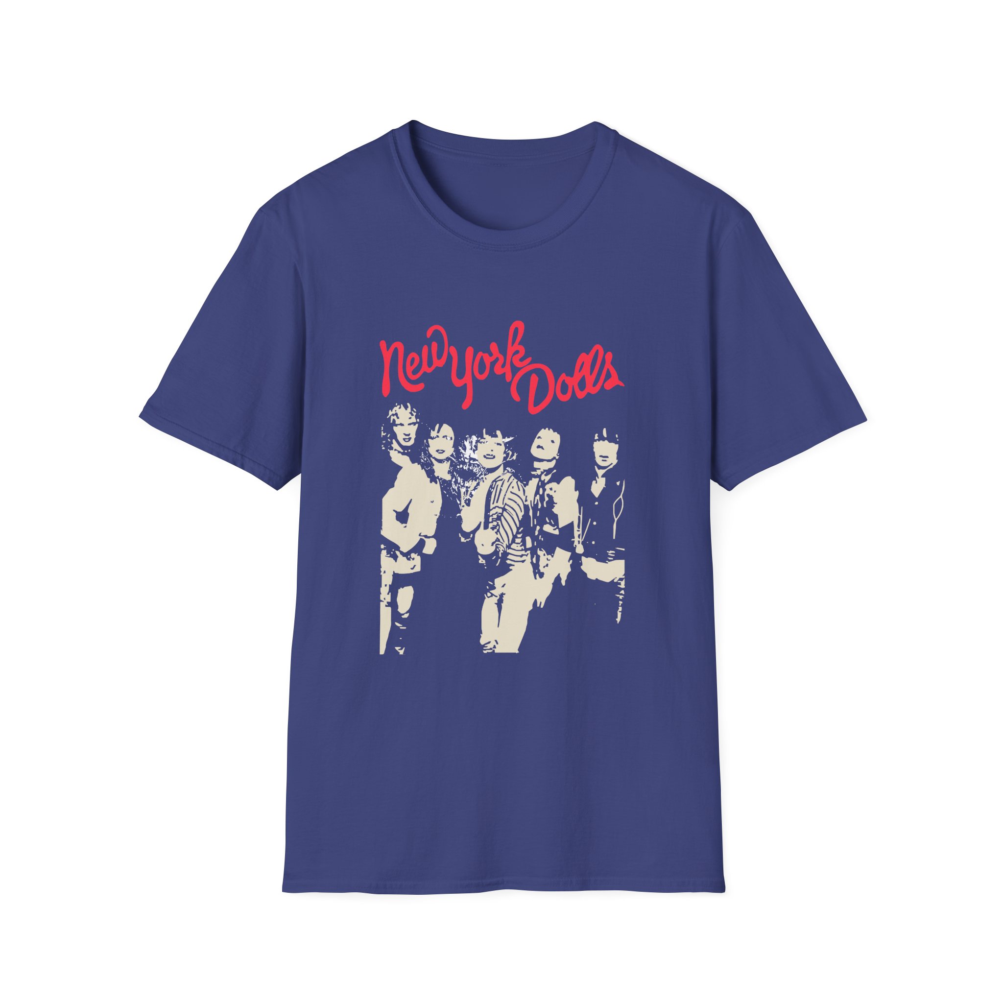 New York Dolls Trash Photo Unisex Softstyle T-Shirt