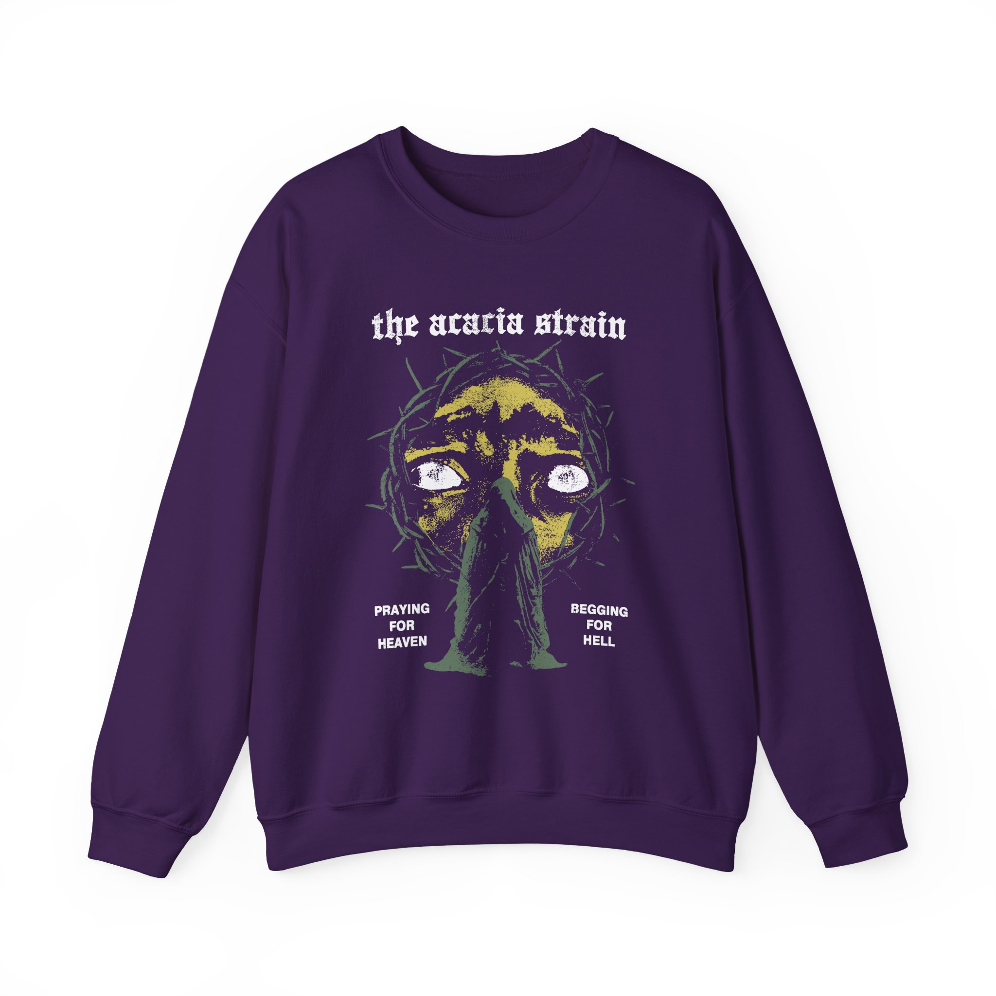 The Acacia Strain Praying & Begging Unisex Heavy Blendâ„¢ Crewneck Sweatshirt
