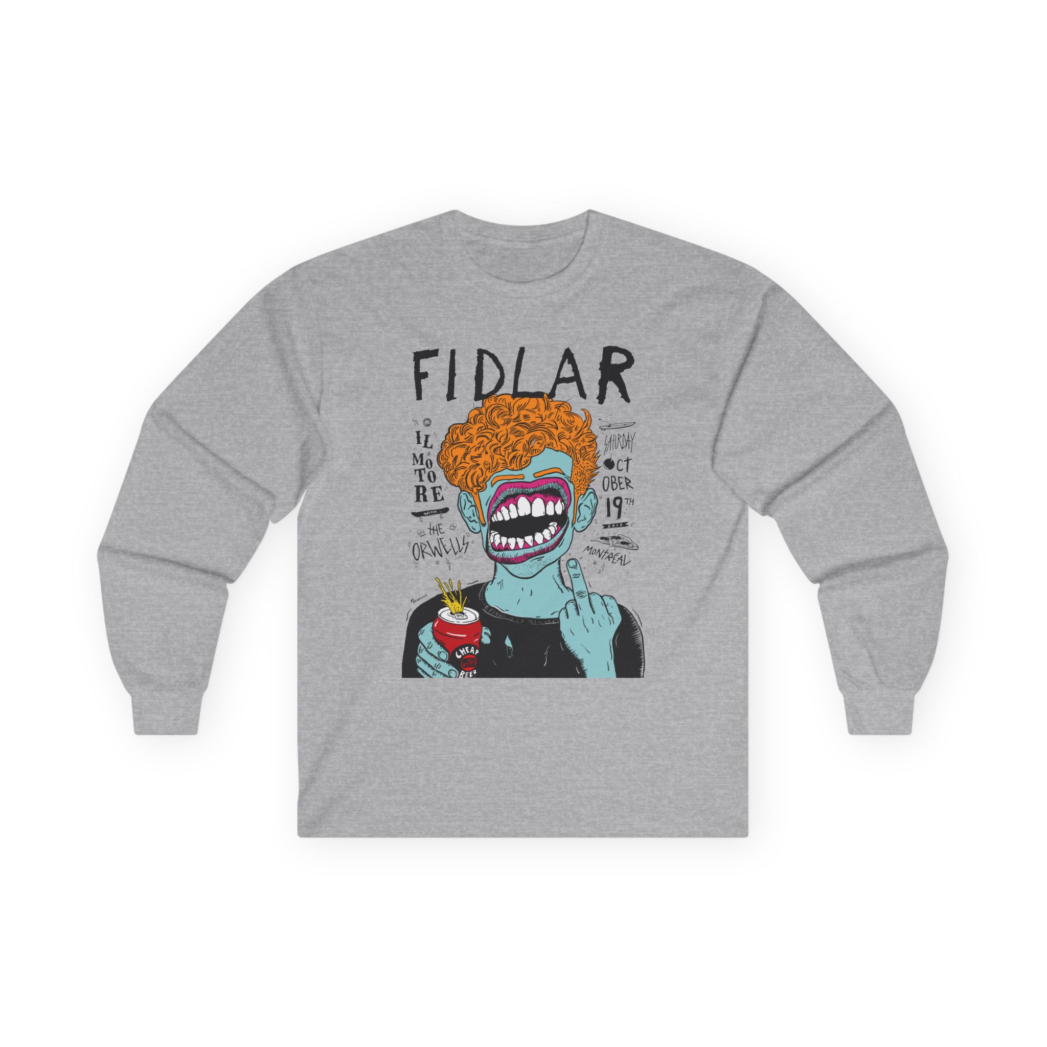 Fidlar Band Rock the Orwells Unisex Ultra Cotton Long Sleeve Tee