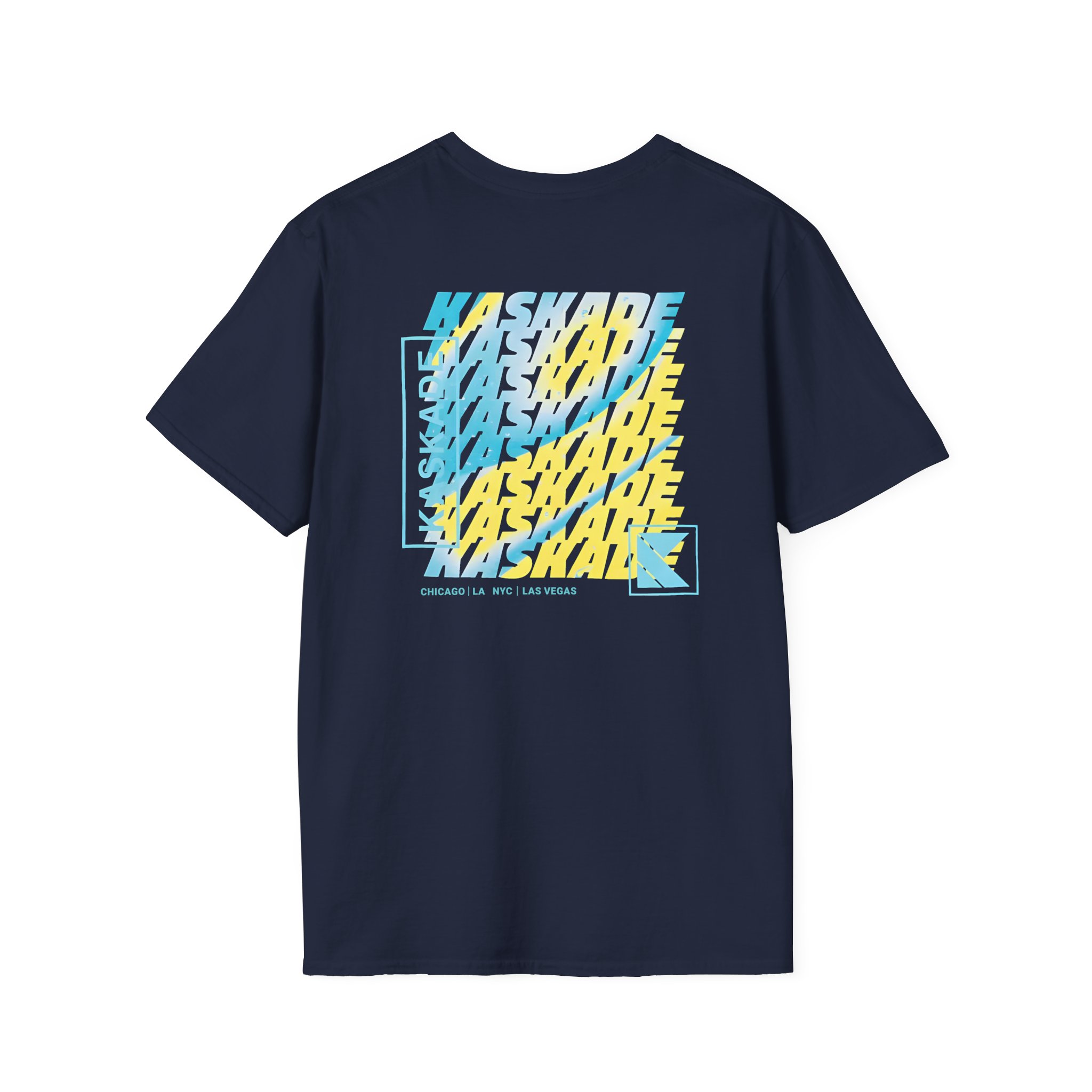 Kaskade Sky Blue Cities Unisex Softstyle T-Shirt