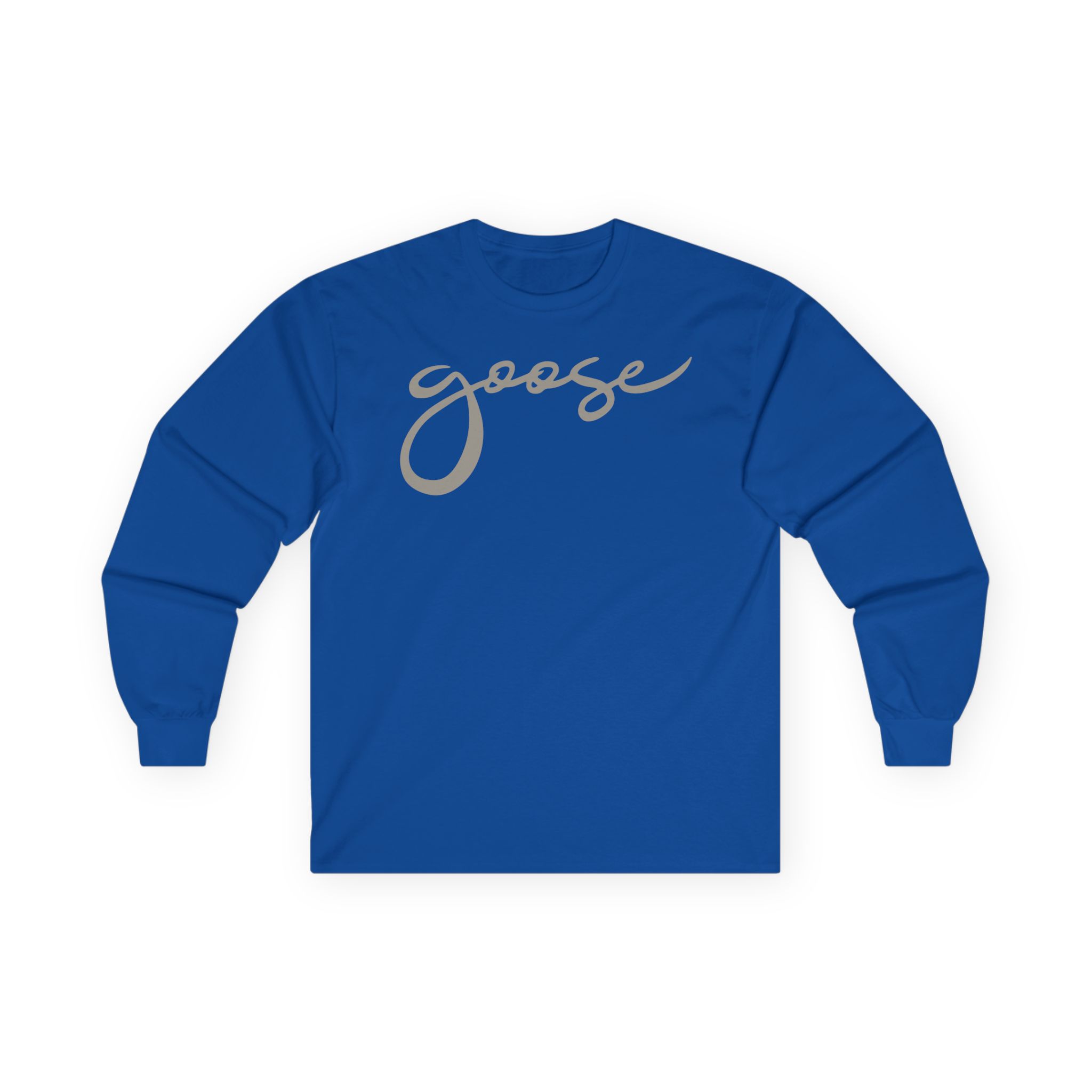 Goose Logo Unisex Ultra Cotton Long Sleeve Tee
