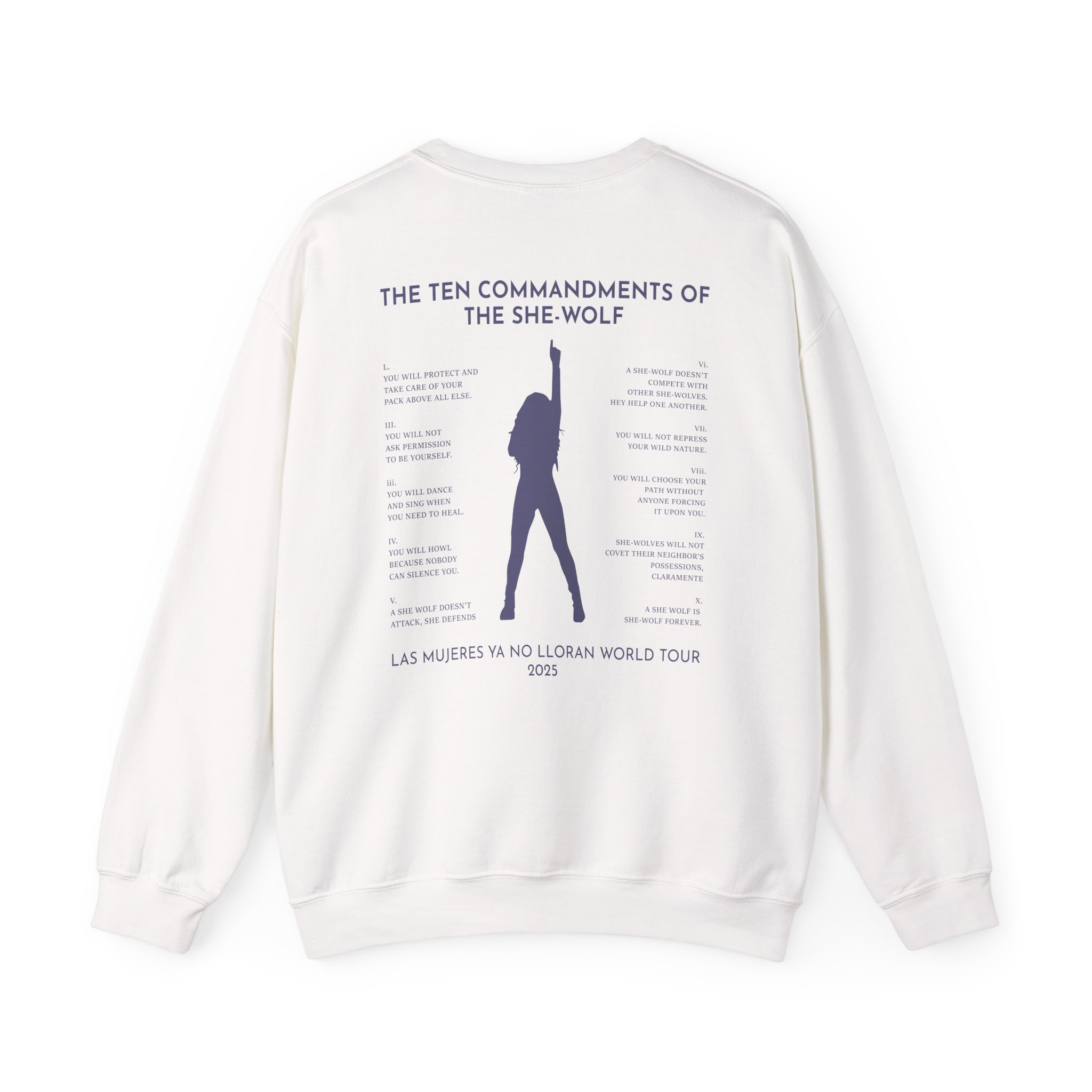 Shakira Commandments Unisex Heavy Blendâ„¢ Crewneck Sweatshirt