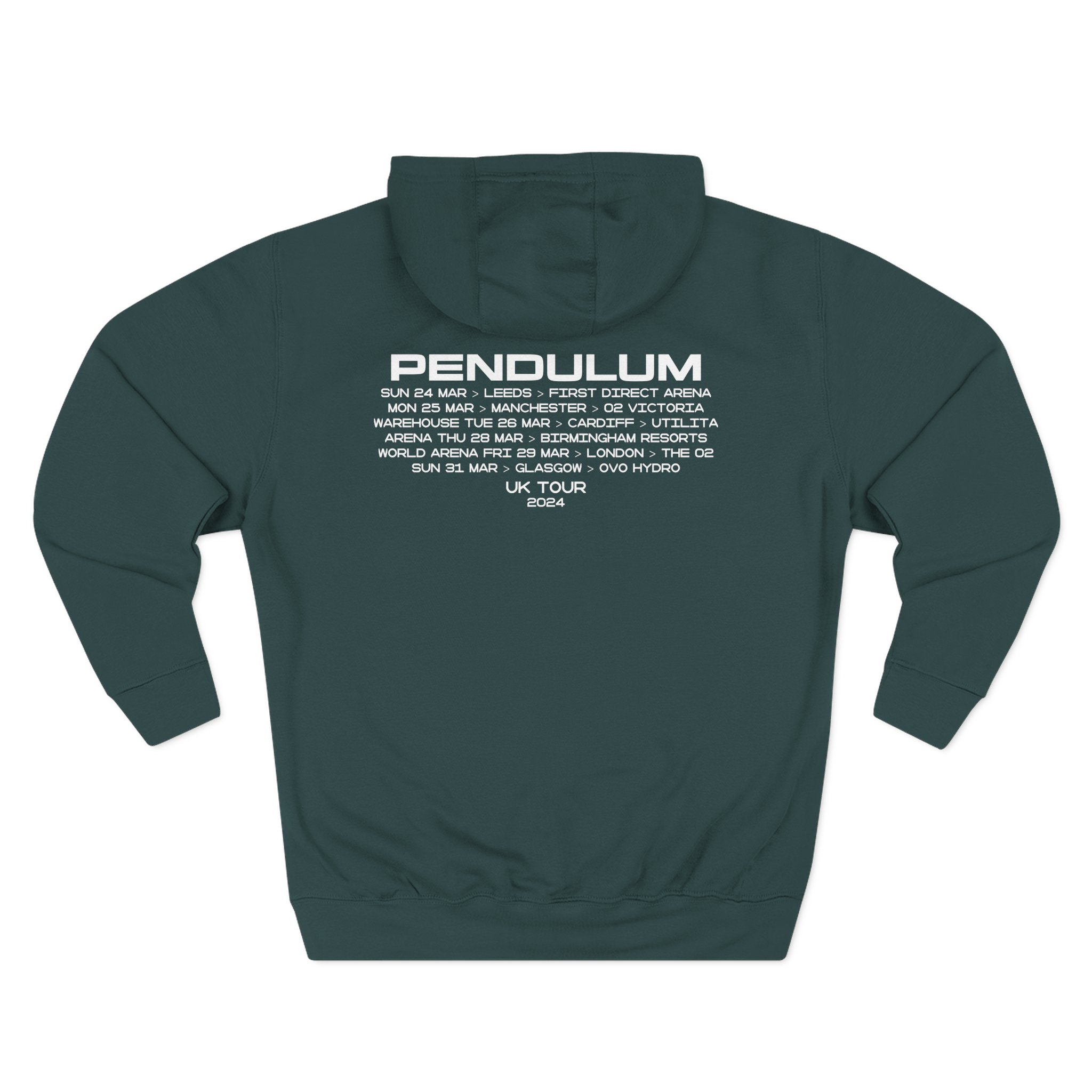 Pendulum Uk Tour Maze Three-Panel Fleece Hoodie