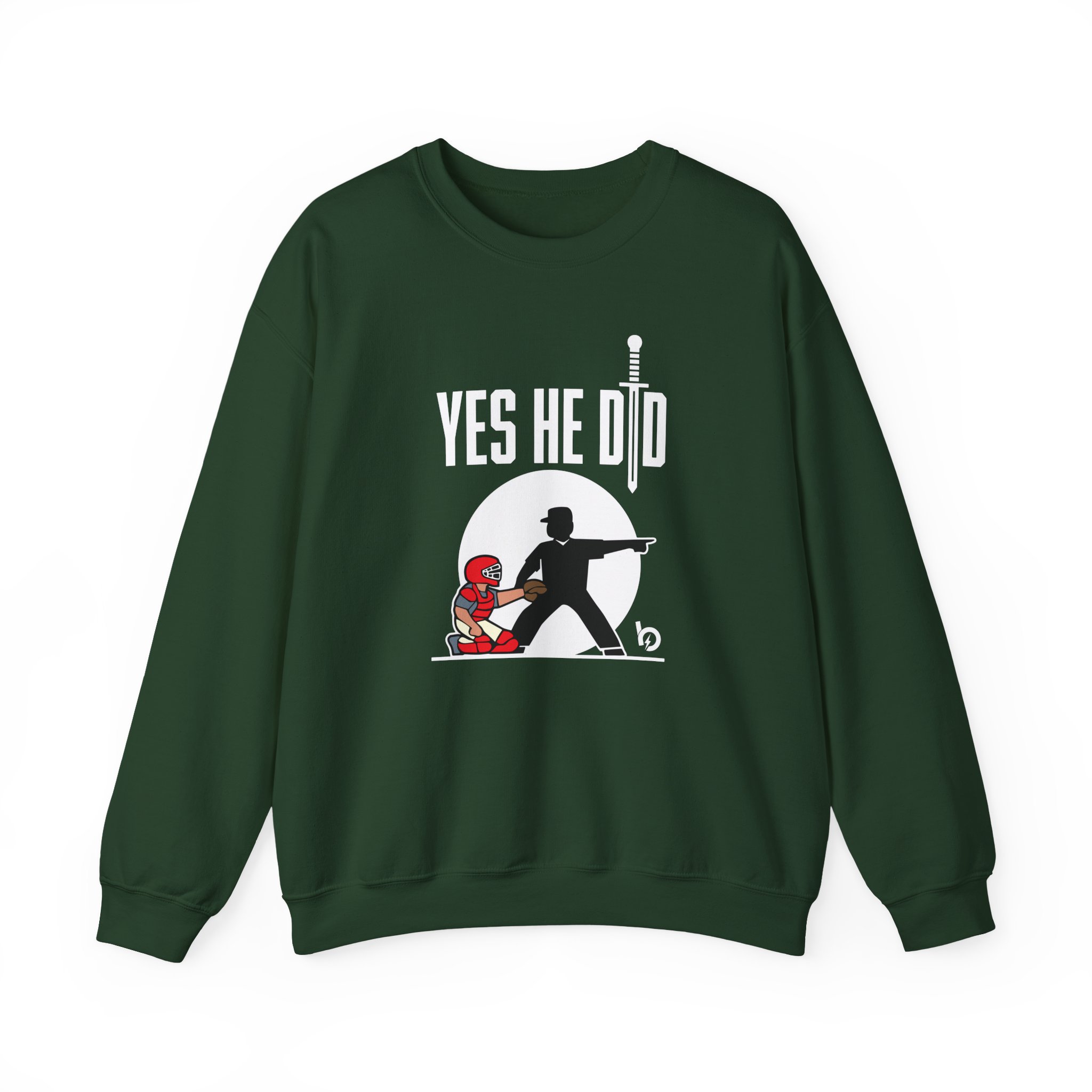 Trevor Bauer Yes He Did Unisex Heavy Blendâ„¢ Crewneck Sweatshirt