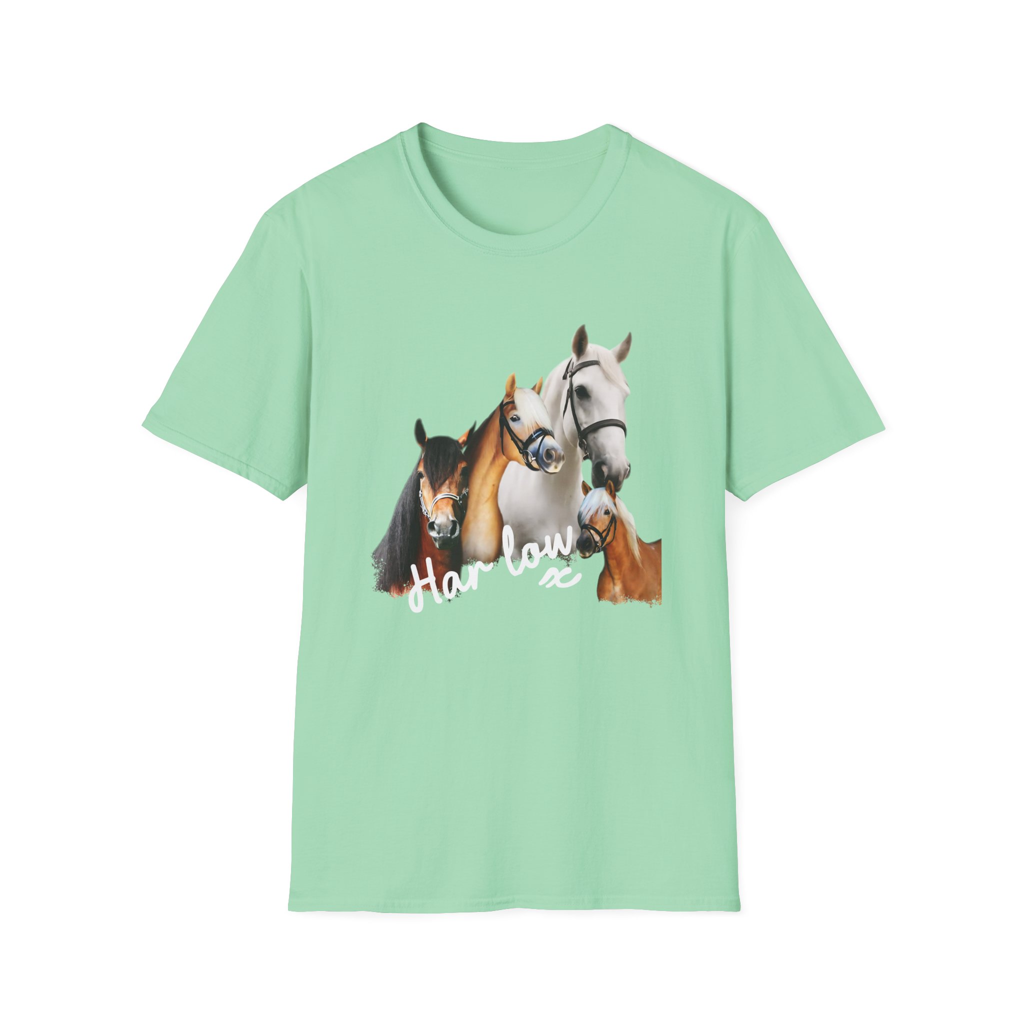Harlow and Popcorn Unisex Softstyle T-Shirt