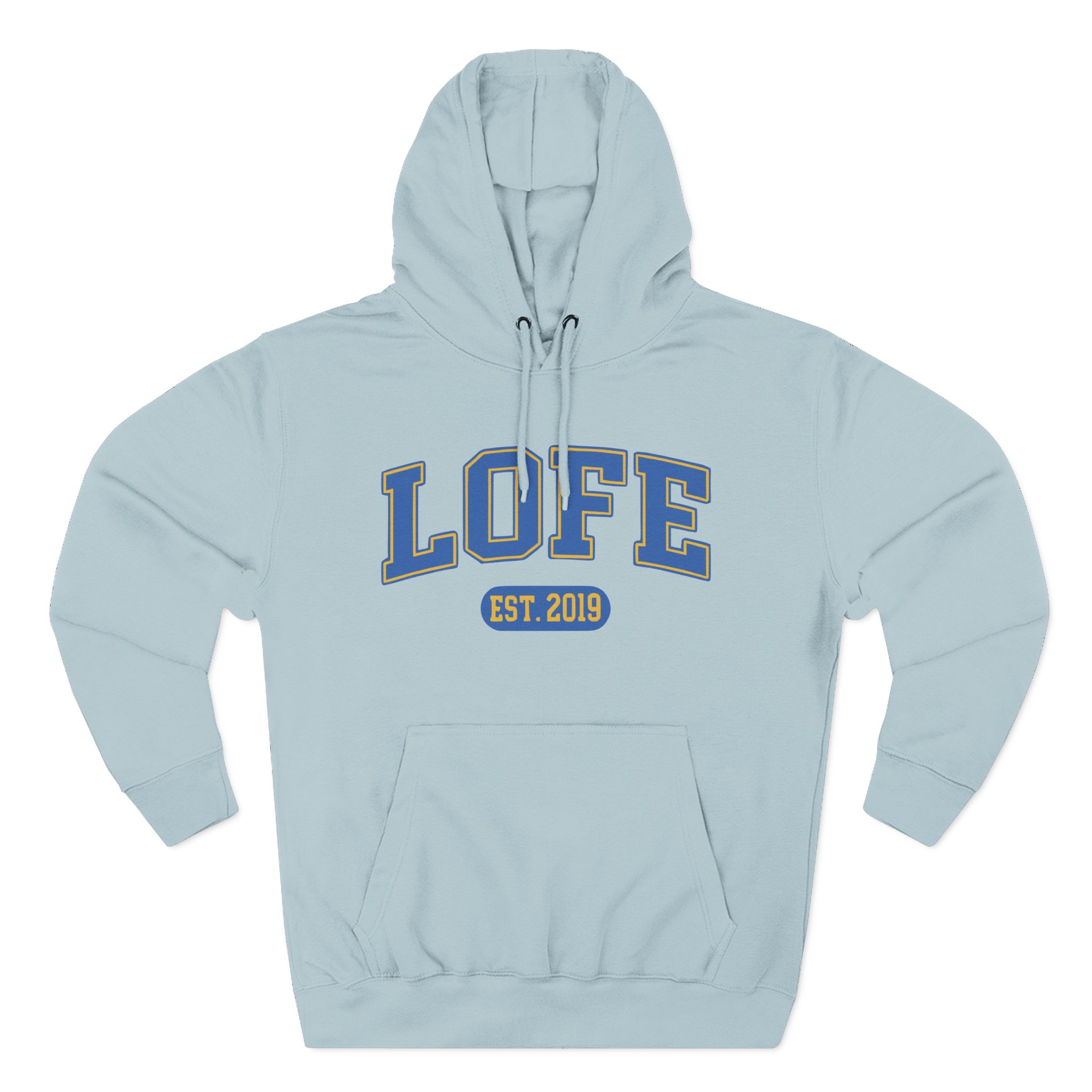 Lofe Three-Panel Fleece Hoodie