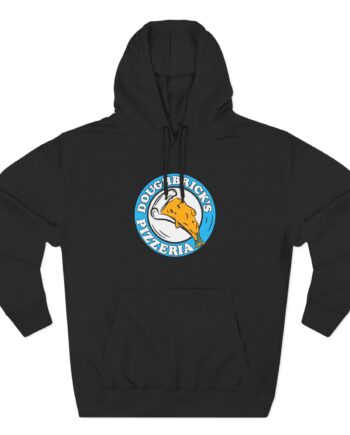 David Dobrik Doughbriks Pizza Three-Panel Fleece Hoodie