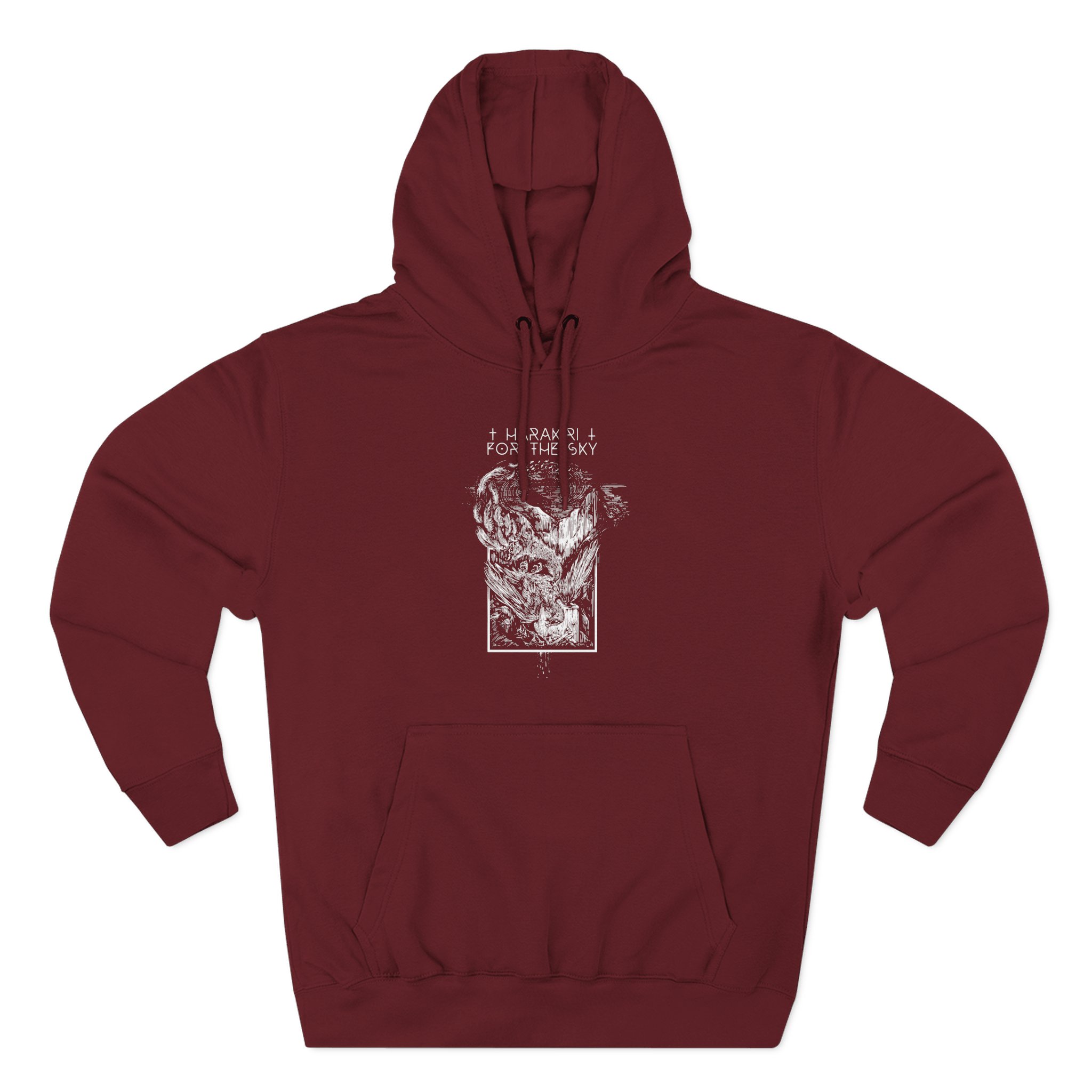 Harakiri for the Sky Dead Vulture Three-Panel Fleece Hoodie