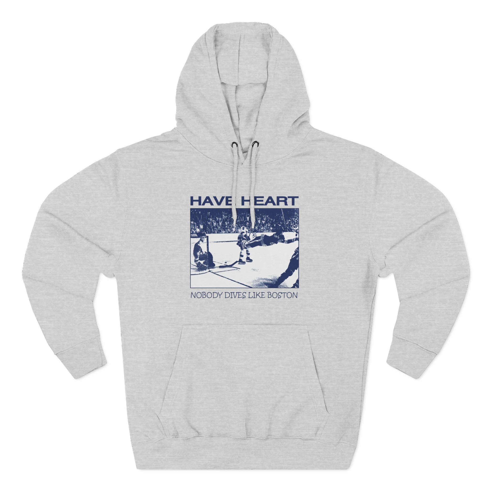 Have Heart Nobody Dives Like Boston Three-Panel Fleece Hoodie