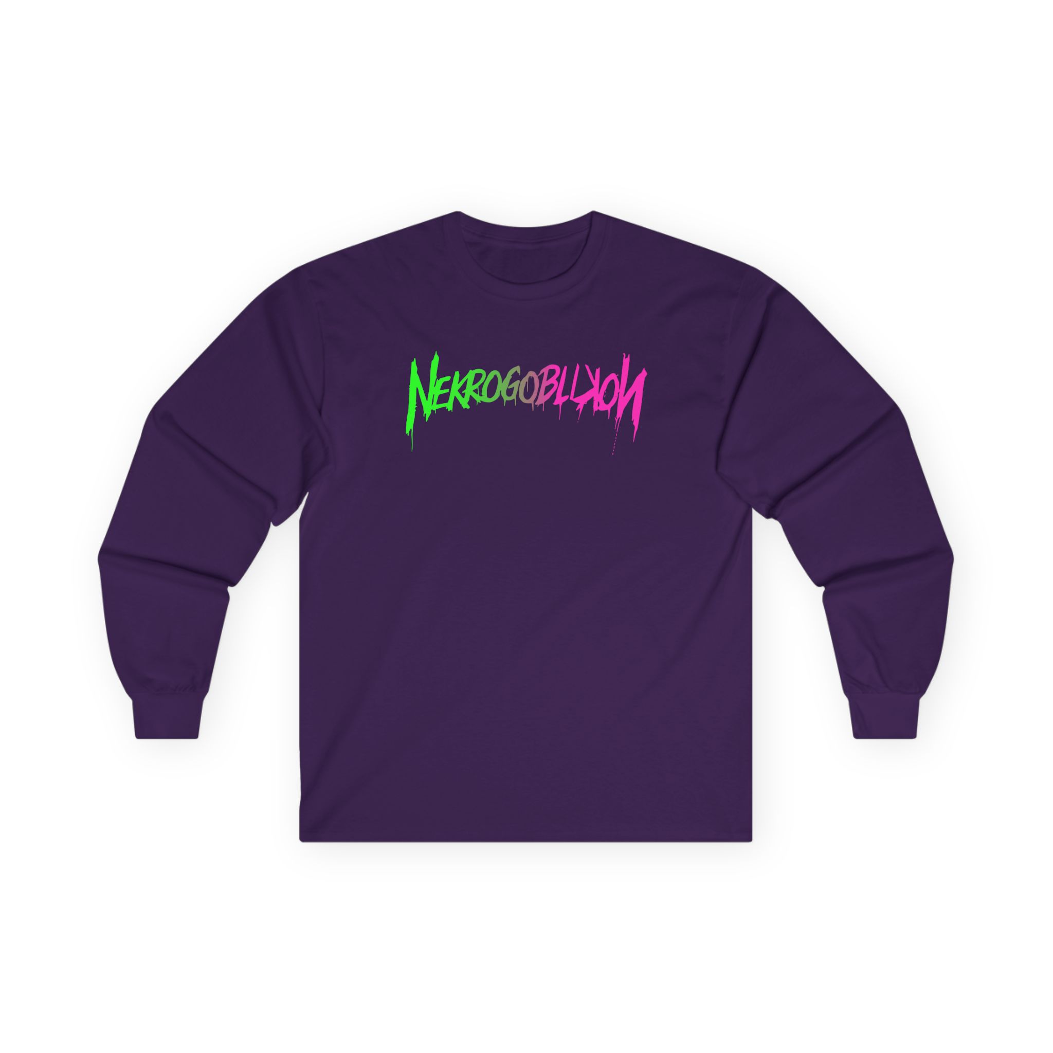 Nekrogoblikon Goblin Mode Wicked Ombre Unisex Ultra Cotton Long Sleeve Tee