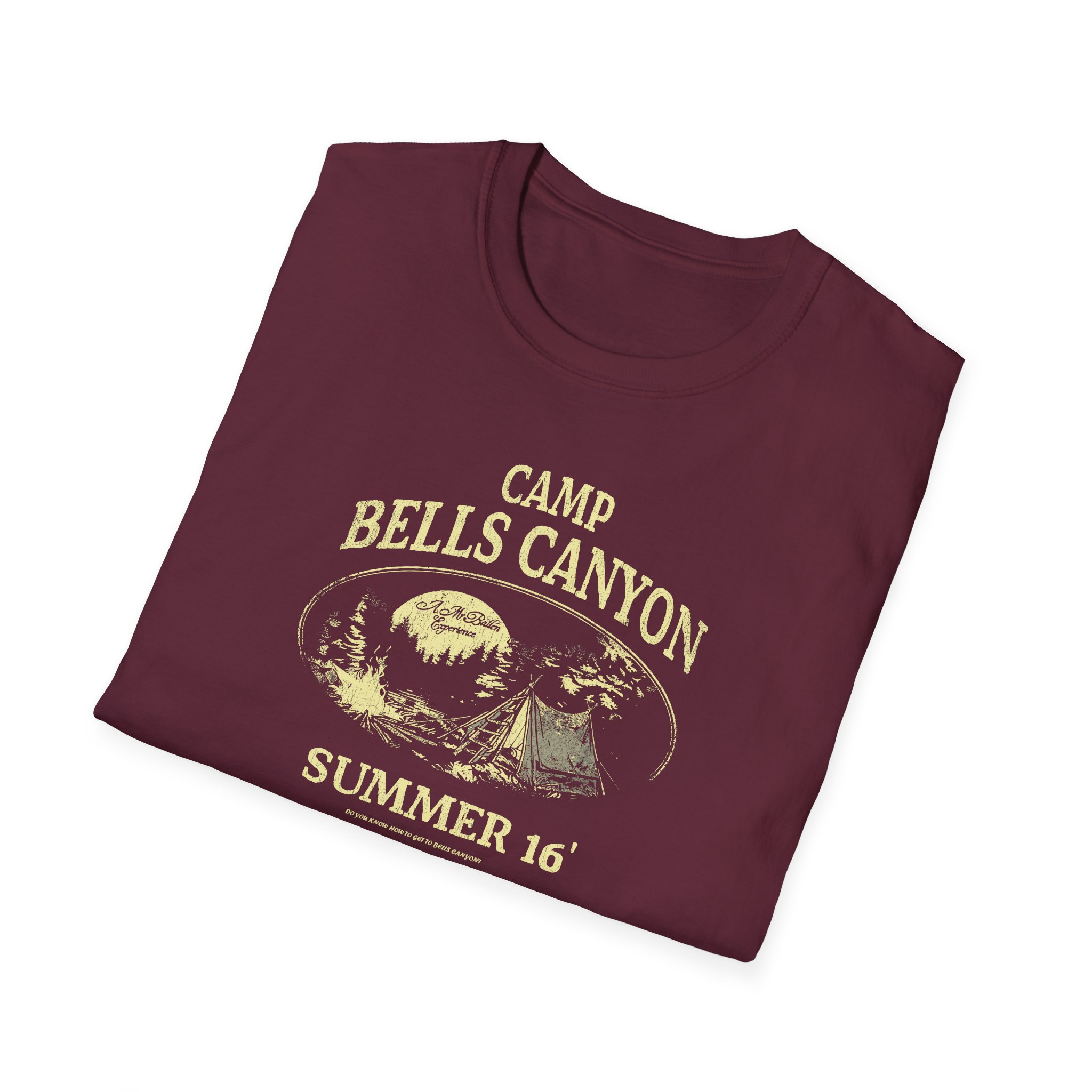 Mrballen Bells Canyon Distressed Unisex Softstyle T-Shirt