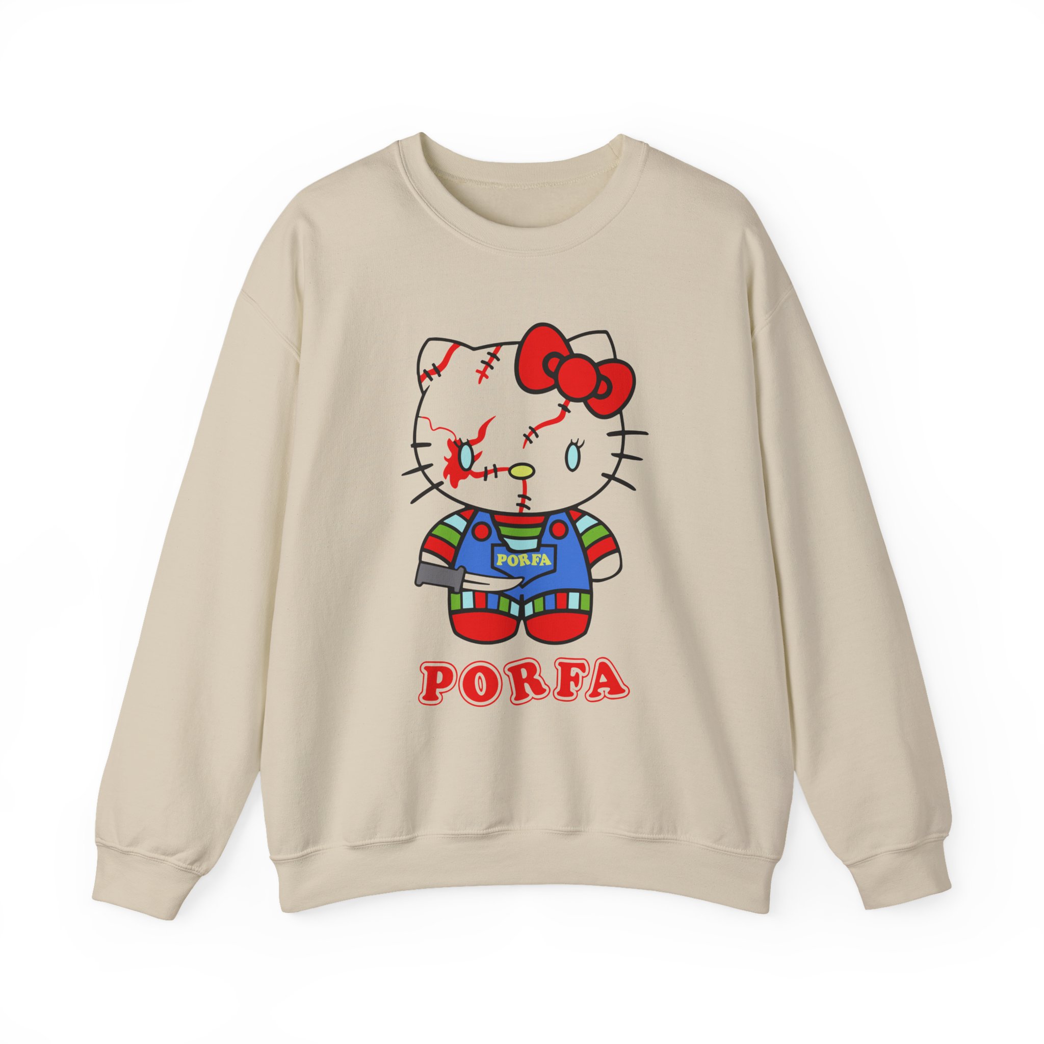 Porfa Hello Kitty Halloween Unisex Heavy Blendâ„¢ Crewneck Sweatshirt