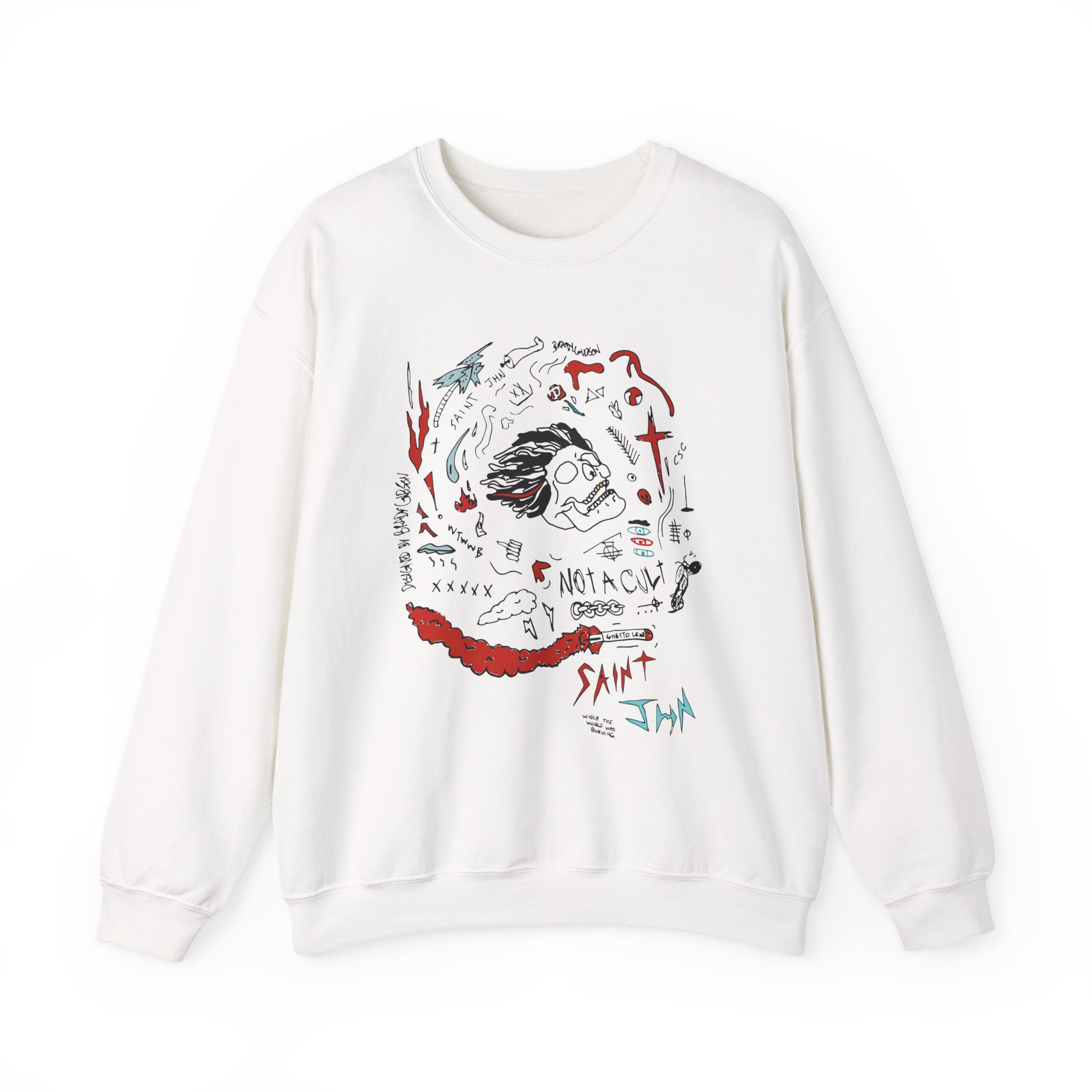 Saint Jhn Unisex Heavy Blendâ„¢ Crewneck Sweatshirt