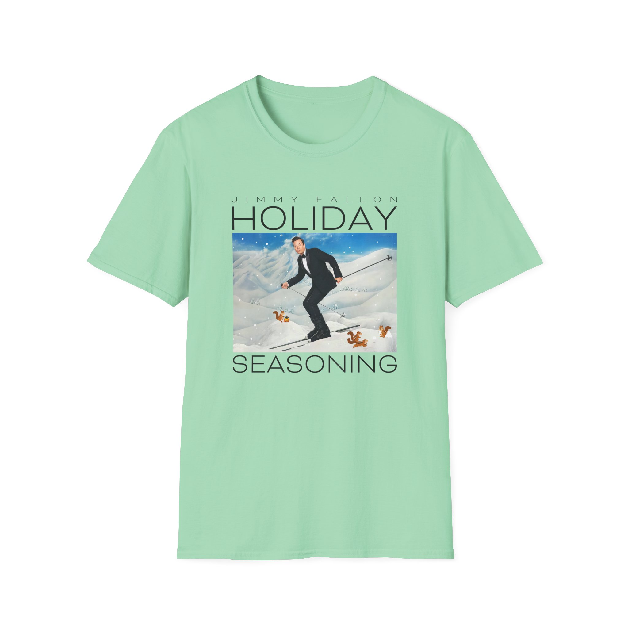 Jimmy Fallon Holiday Seasoning Unisex Softstyle T-Shirt