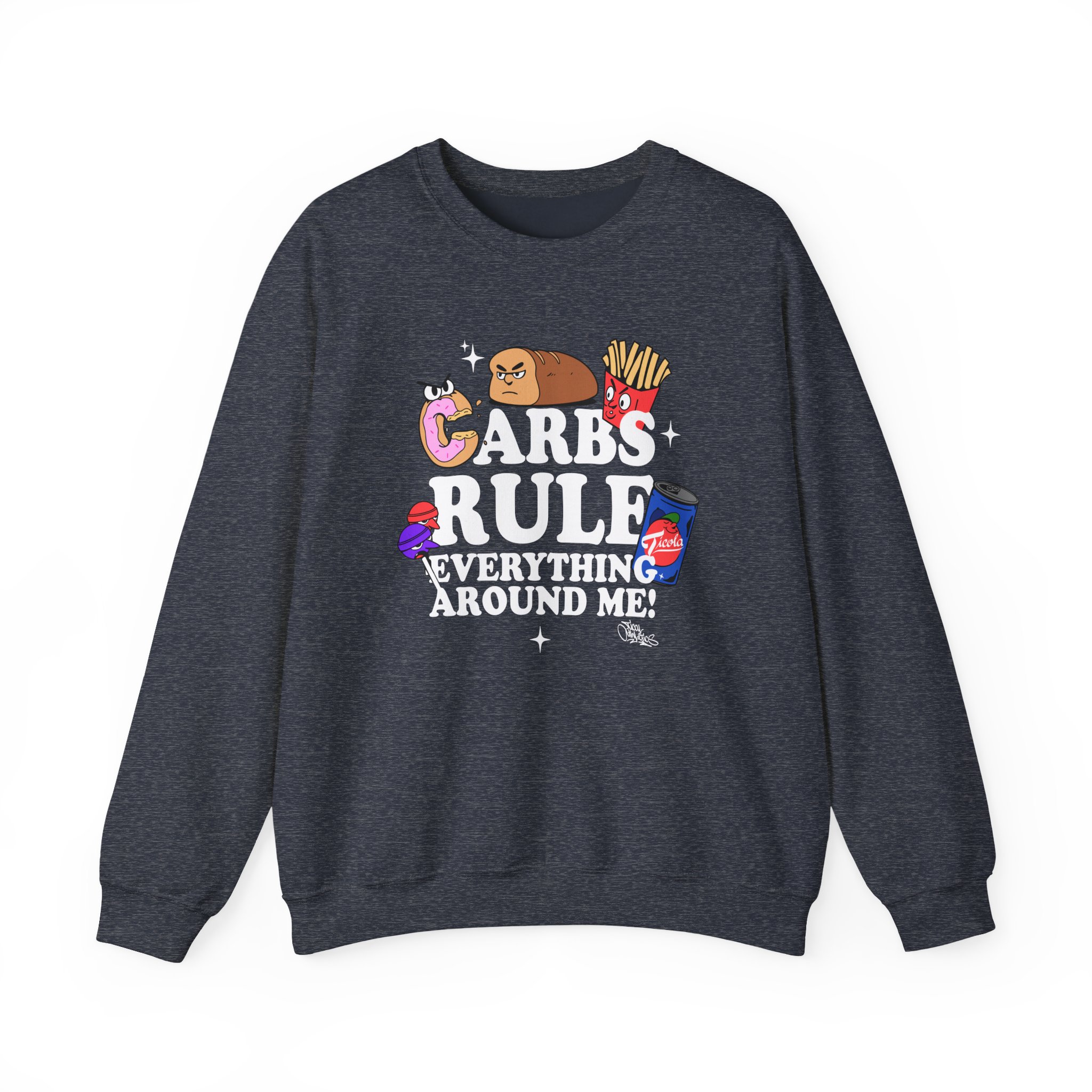 Method Man Carbs Rule Everything Around Me Unisex Heavy Blendâ„¢ Crewneck Sweatshirt