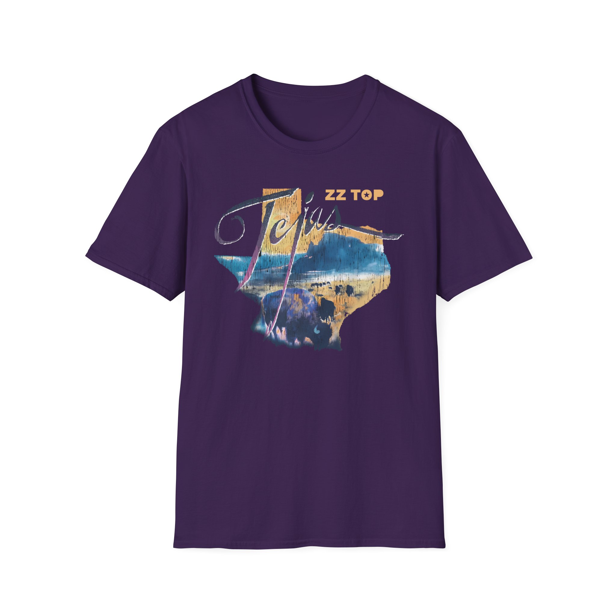 ZZ Top Tejas Unisex Softstyle T-Shirt