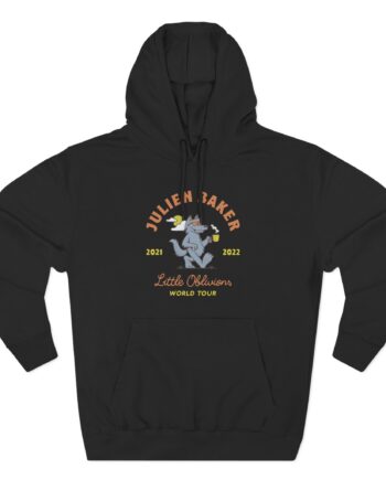 Julien Baker Little Oblivions World Tour Three-Panel Fleece Hoodie