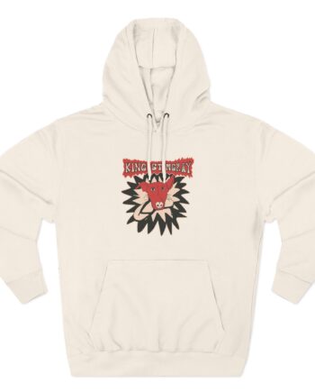 King Stingray Dog With Thong Three-Panel Fleece Hoodie