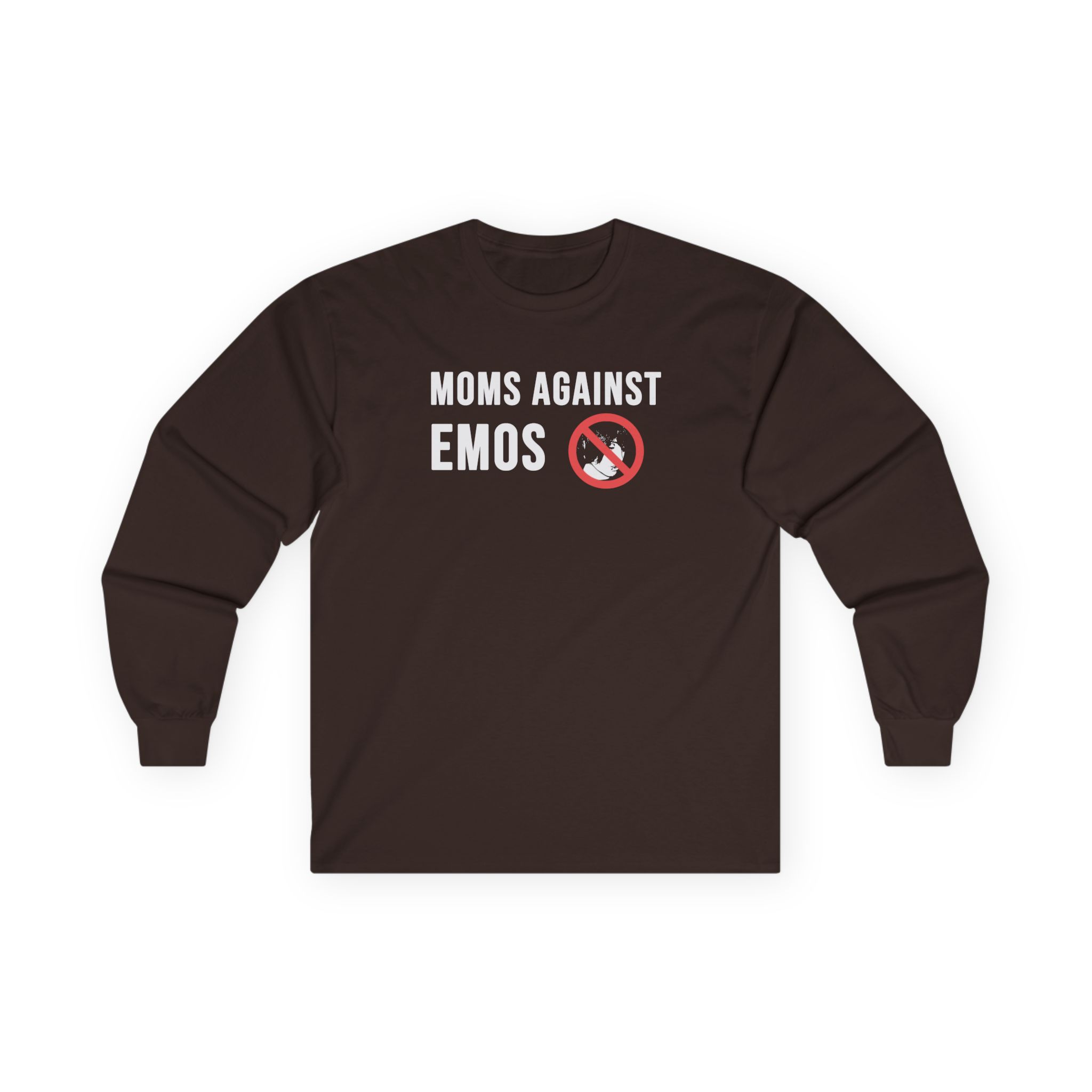 Jake & Johnnie Moms Against Emos Unisex Ultra Cotton Long Sleeve Tee