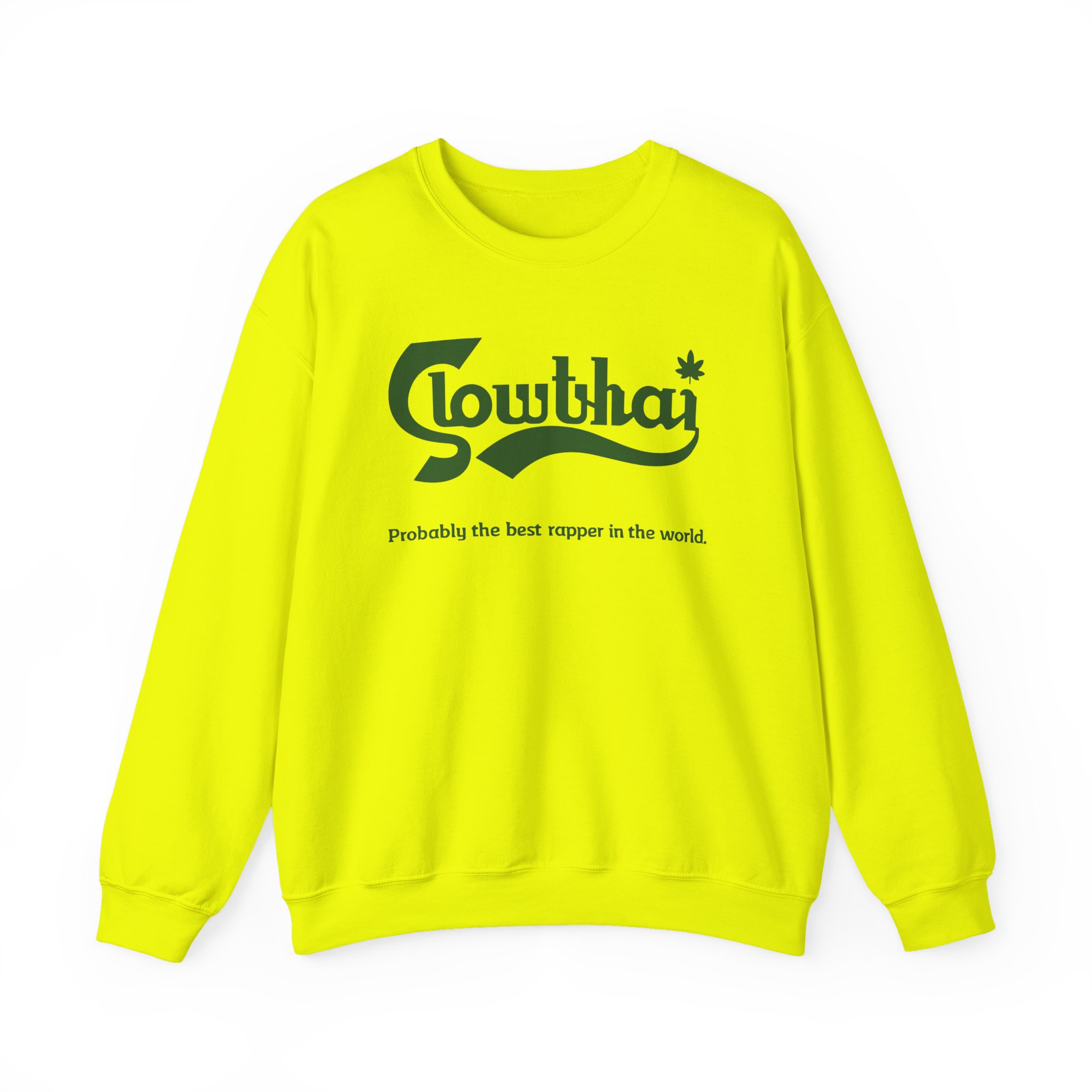 Slowthai Probably the Best Rapper in the World. Unisex Heavy Blendâ„¢ Crewneck Sweatshirt