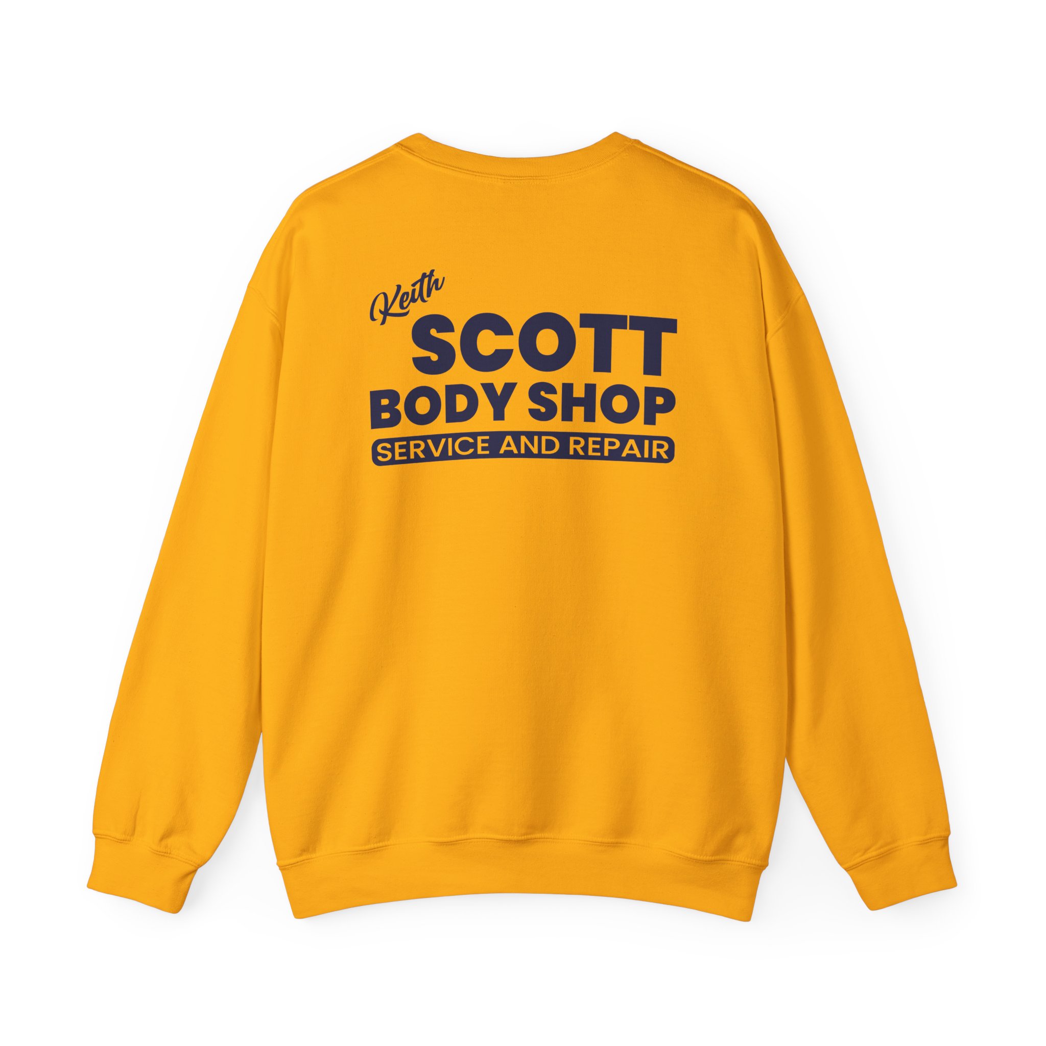 Keith Scott Body Shop One Tree Hill Unisex Heavy Blend Crewneck Sweatshirt