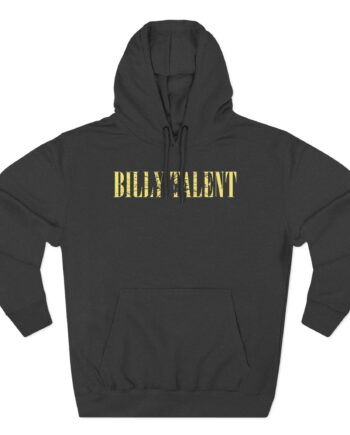 Billy Talent Cut the Curtains Three-Panel Fleece Hoodie