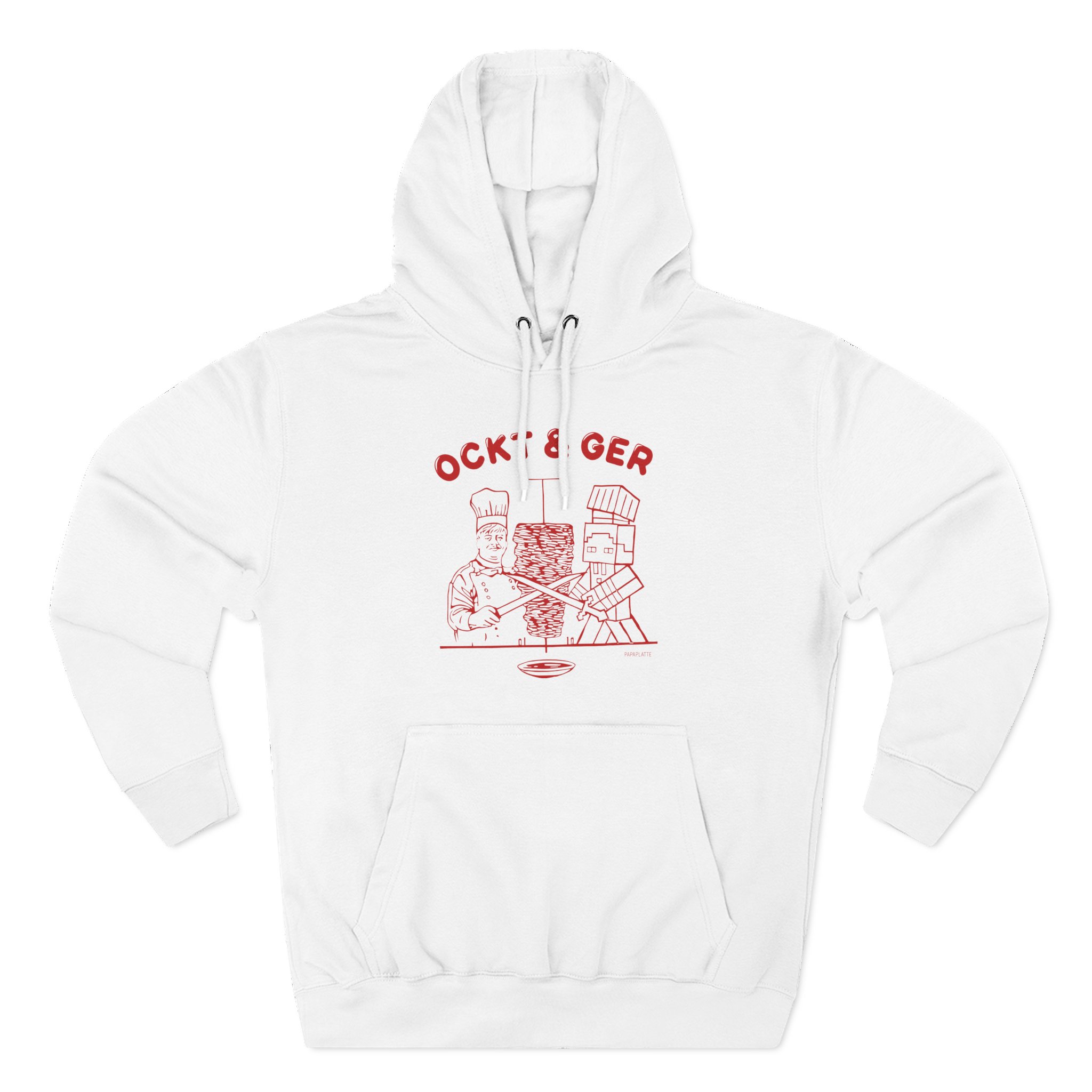 Papaplatte OCKT & GER Three-Panel Fleece Hoodie