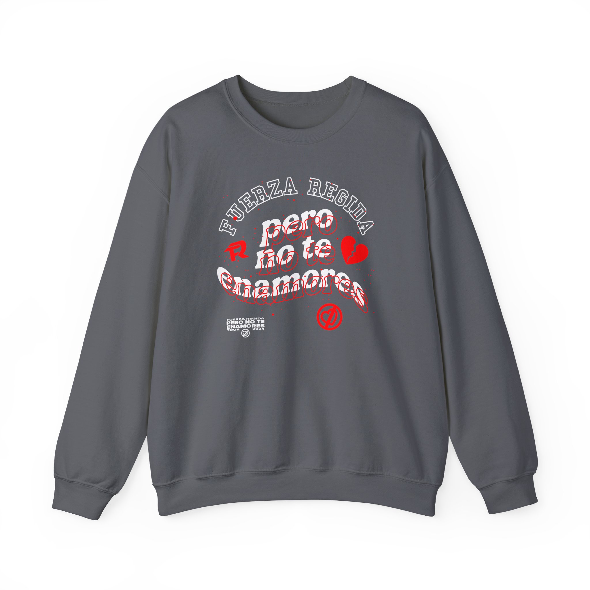 Fuerza Regida Broken Heart Unisex Heavy Blendâ„¢ Crewneck Sweatshirt