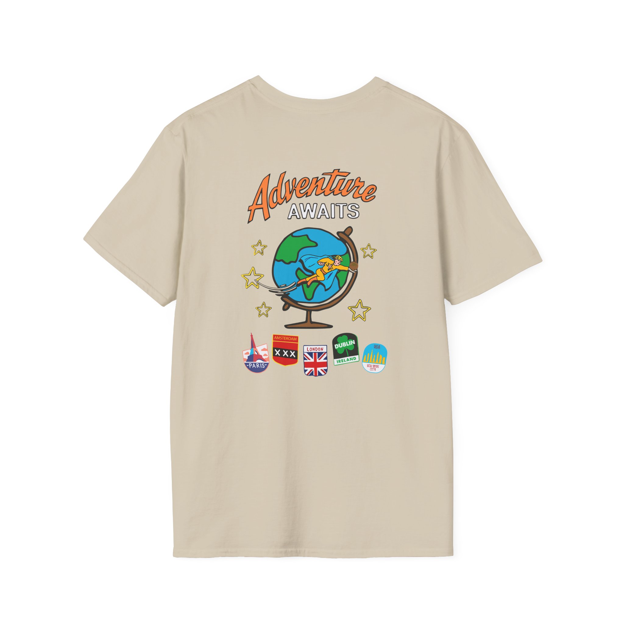 Ryan Trahan One Cent Adventure Awaits Travel Club Unisex Softstyle T-Shirt